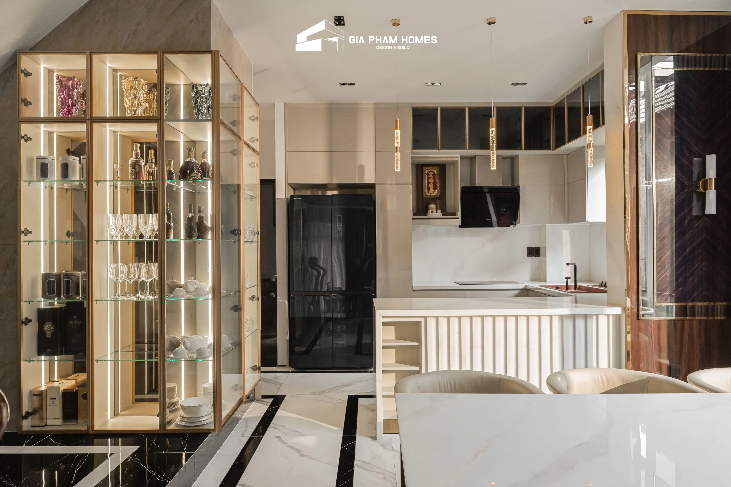 Kiến Trúc Nội Thất Biệt Thự Lâm Gia - 10 | THI CÔNG XÂY DỰNG - SẢN XUẤT, LẮP ĐẶT NỘI THẤT: NHÀ Ở, VĂN PHÒNG, KHÁCH SẠN... - GIA PHAM HOMES Design & Construction