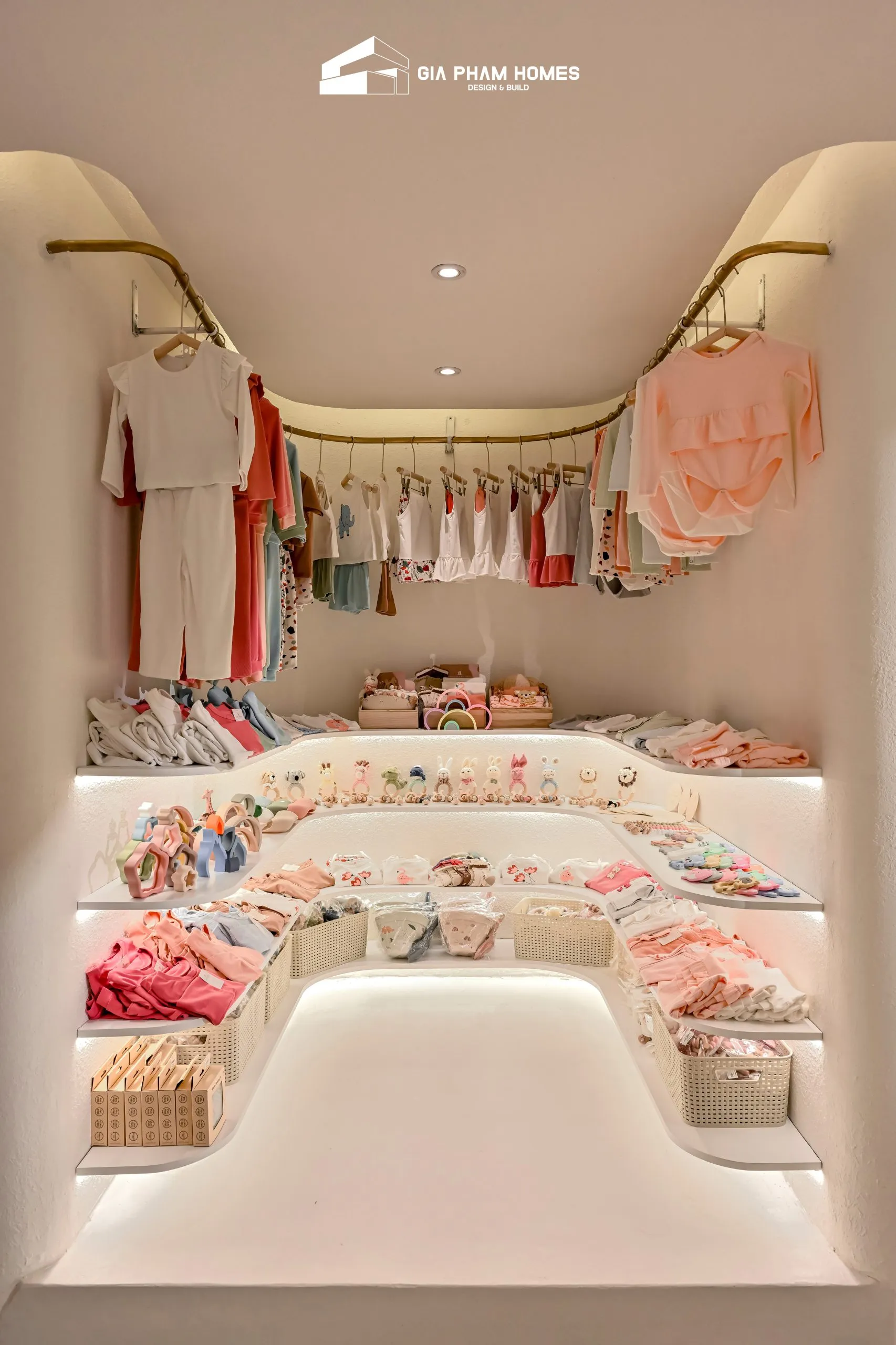 Thiết Kế - Hoàn Thiện Nội Thất K&K Baby Boutique - 6 | THI CÔNG XÂY DỰNG - SẢN XUẤT, LẮP ĐẶT NỘI THẤT: NHÀ Ở, VĂN PHÒNG, KHÁCH SẠN... - GIA PHAM HOMES Design & Construction