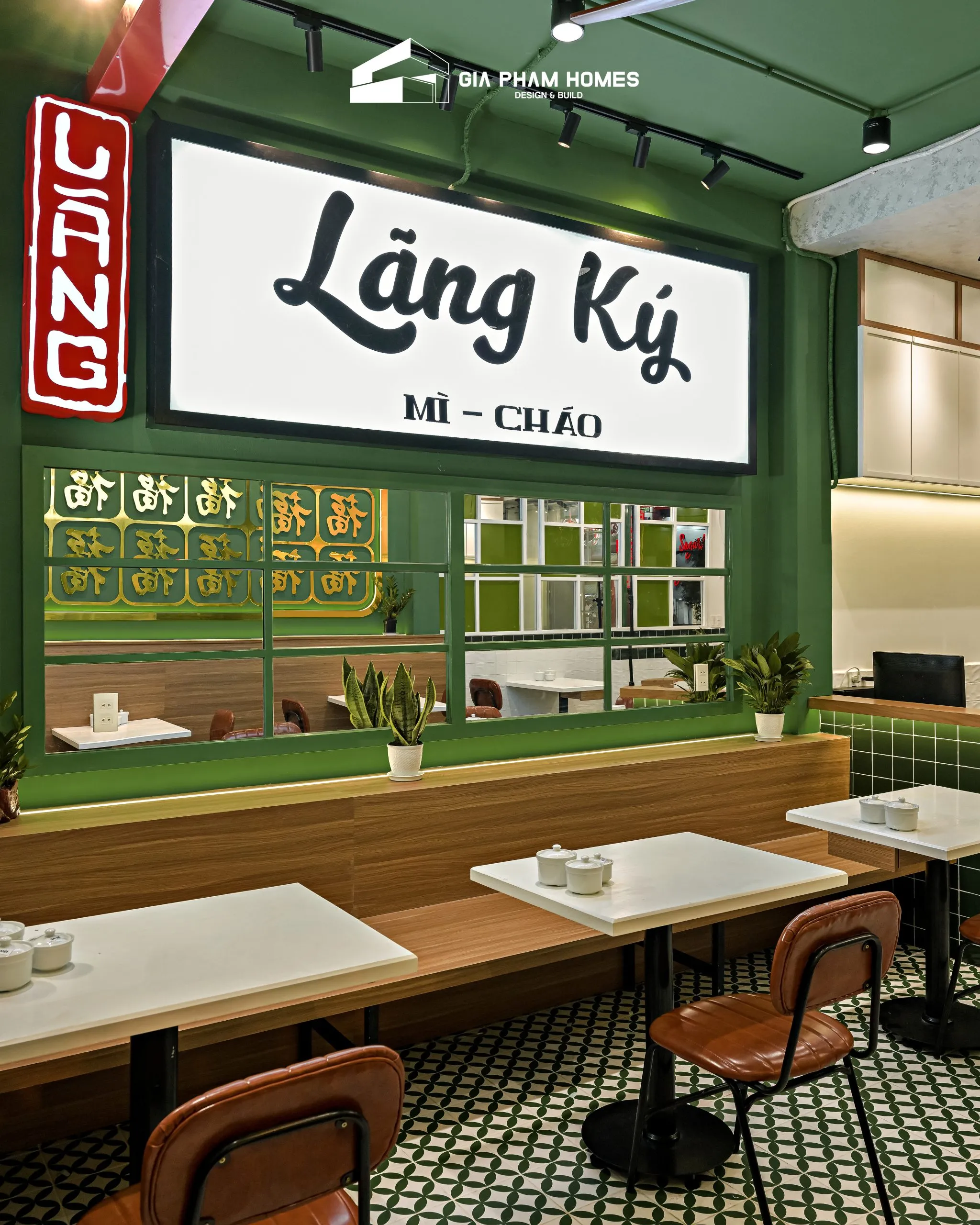 Thiết Kế - Thi Công Hoàn Thiện Nhà hàng Lãng Ký Mì Gia - 19 | THI CÔNG XÂY DỰNG - SẢN XUẤT, LẮP ĐẶT NỘI THẤT: NHÀ Ở, VĂN PHÒNG, KHÁCH SẠN... - GIA PHAM HOMES Design & Construction