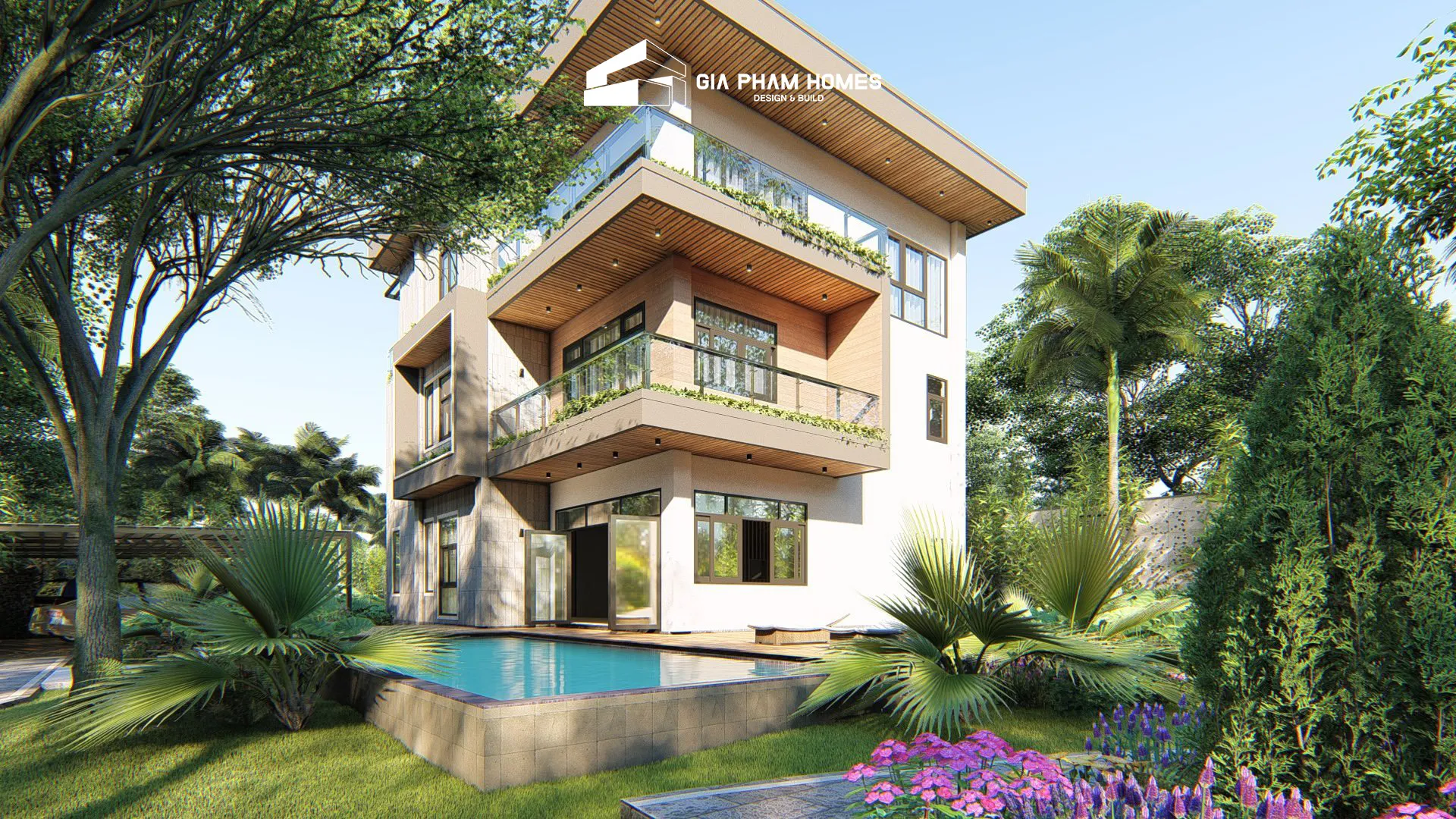 Thiết Kế Biệt Thự Sân Vườn: Biệt Thự Hiệp Hòa
