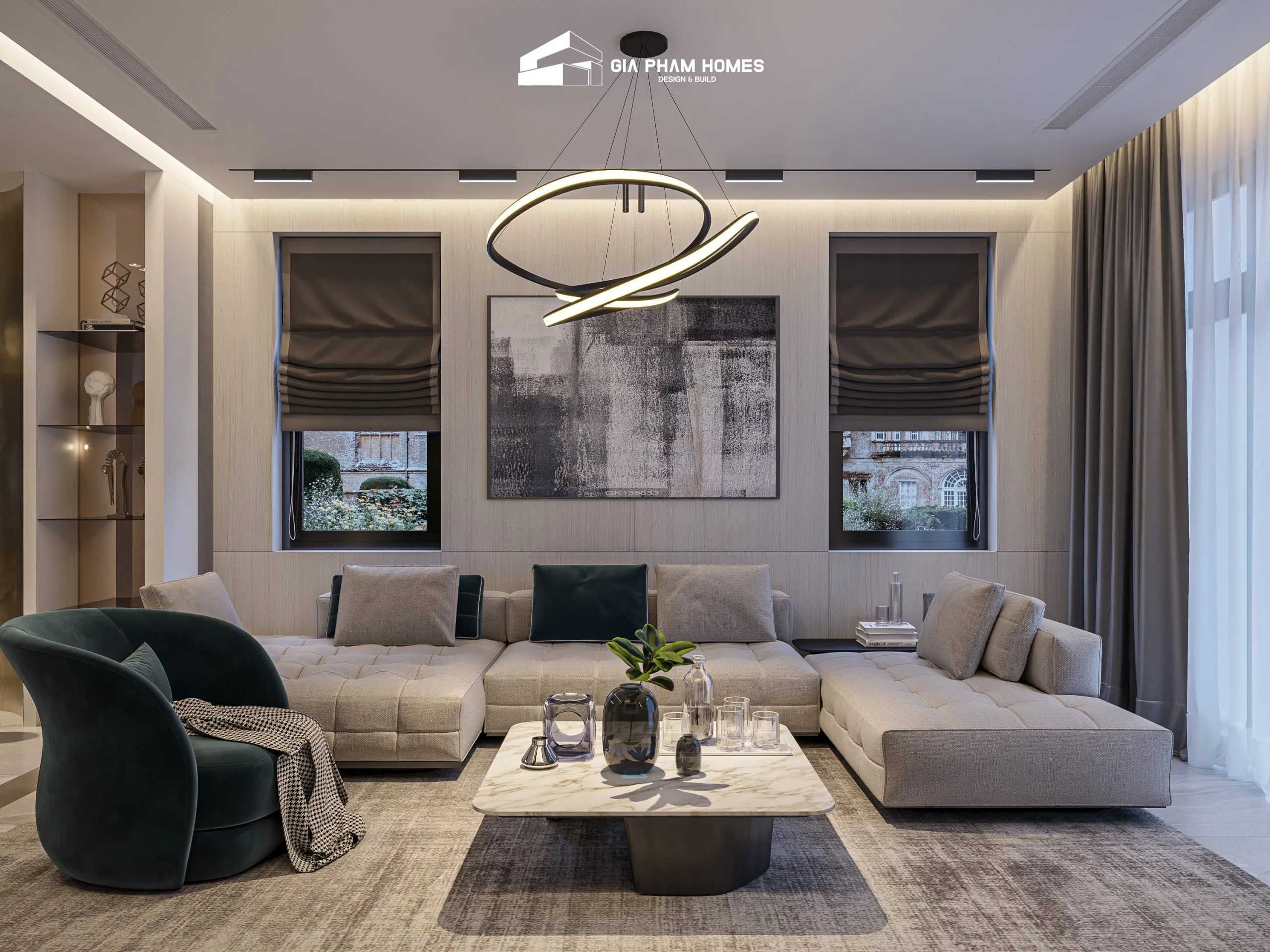 Biệt Thự Mỹ Lệ - 4 | THI CÔNG XÂY DỰNG - SẢN XUẤT, LẮP ĐẶT NỘI THẤT: NHÀ Ở, VĂN PHÒNG, KHÁCH SẠN... - GIA PHAM HOMES Design & Construction