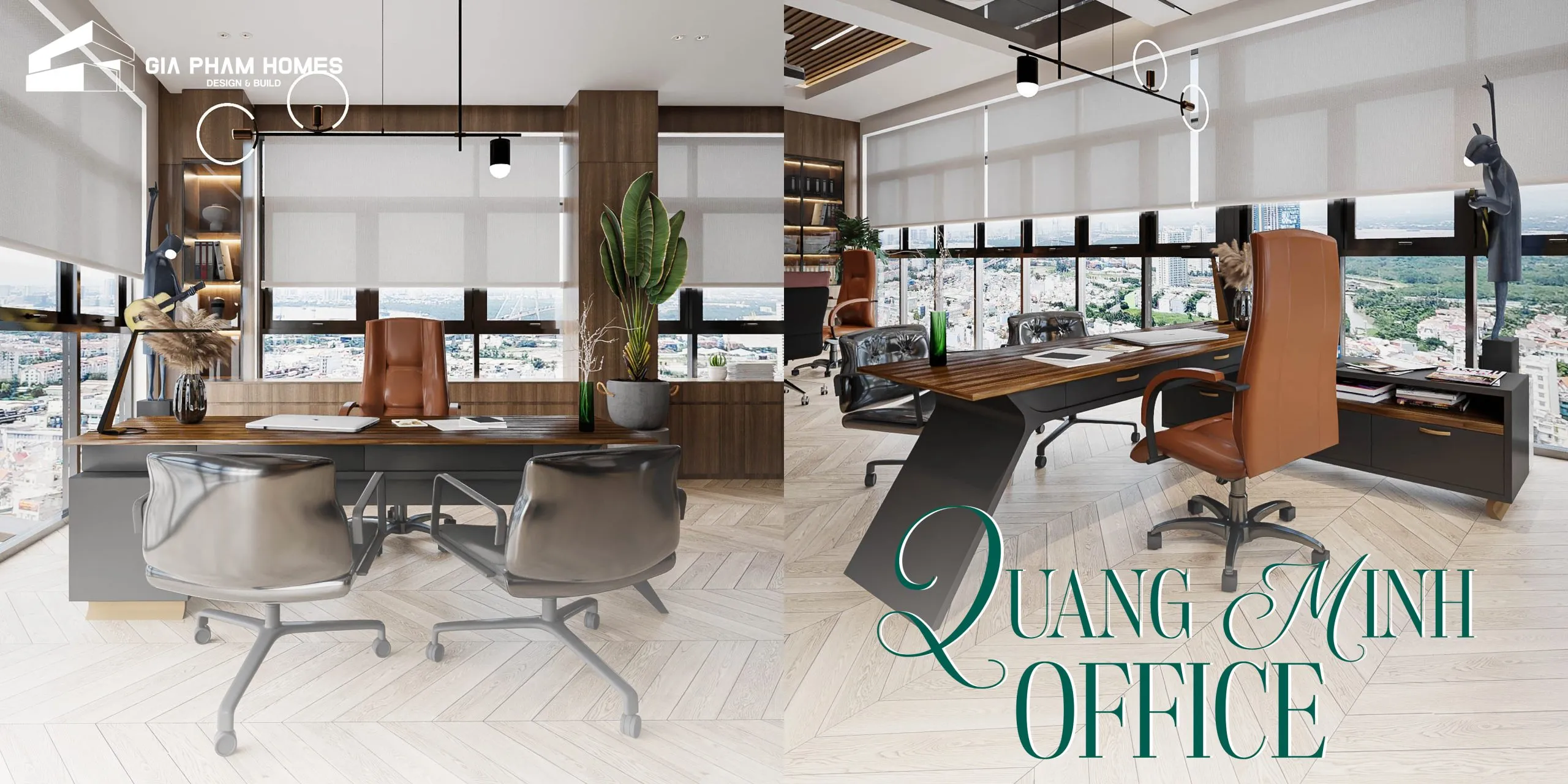 Văn Phòng Quang Minh - Bình Dương - 1 | THI CÔNG XÂY DỰNG - SẢN XUẤT, LẮP ĐẶT NỘI THẤT: NHÀ Ở, VĂN PHÒNG, KHÁCH SẠN... - GIA PHAM HOMES Design & Construction