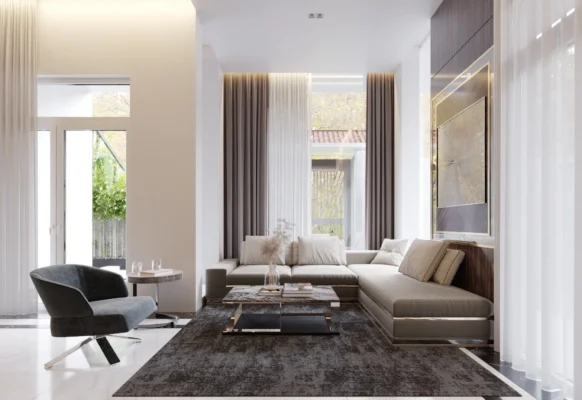 Lâm Gia Villa: Thiết kế Nội thất - 8 | THI CÔNG XÂY DỰNG - SẢN XUẤT, LẮP ĐẶT NỘI THẤT: NHÀ Ở, VĂN PHÒNG, KHÁCH SẠN... - GIA PHAM HOMES Design & Construction