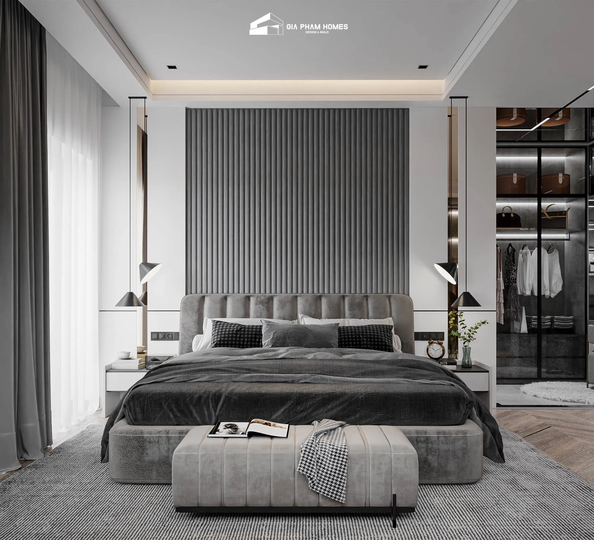 Lâm Gia Villa: Thiết kế Nội thất - 11 | THI CÔNG XÂY DỰNG - SẢN XUẤT, LẮP ĐẶT NỘI THẤT: NHÀ Ở, VĂN PHÒNG, KHÁCH SẠN... - GIA PHAM HOMES Design & Construction