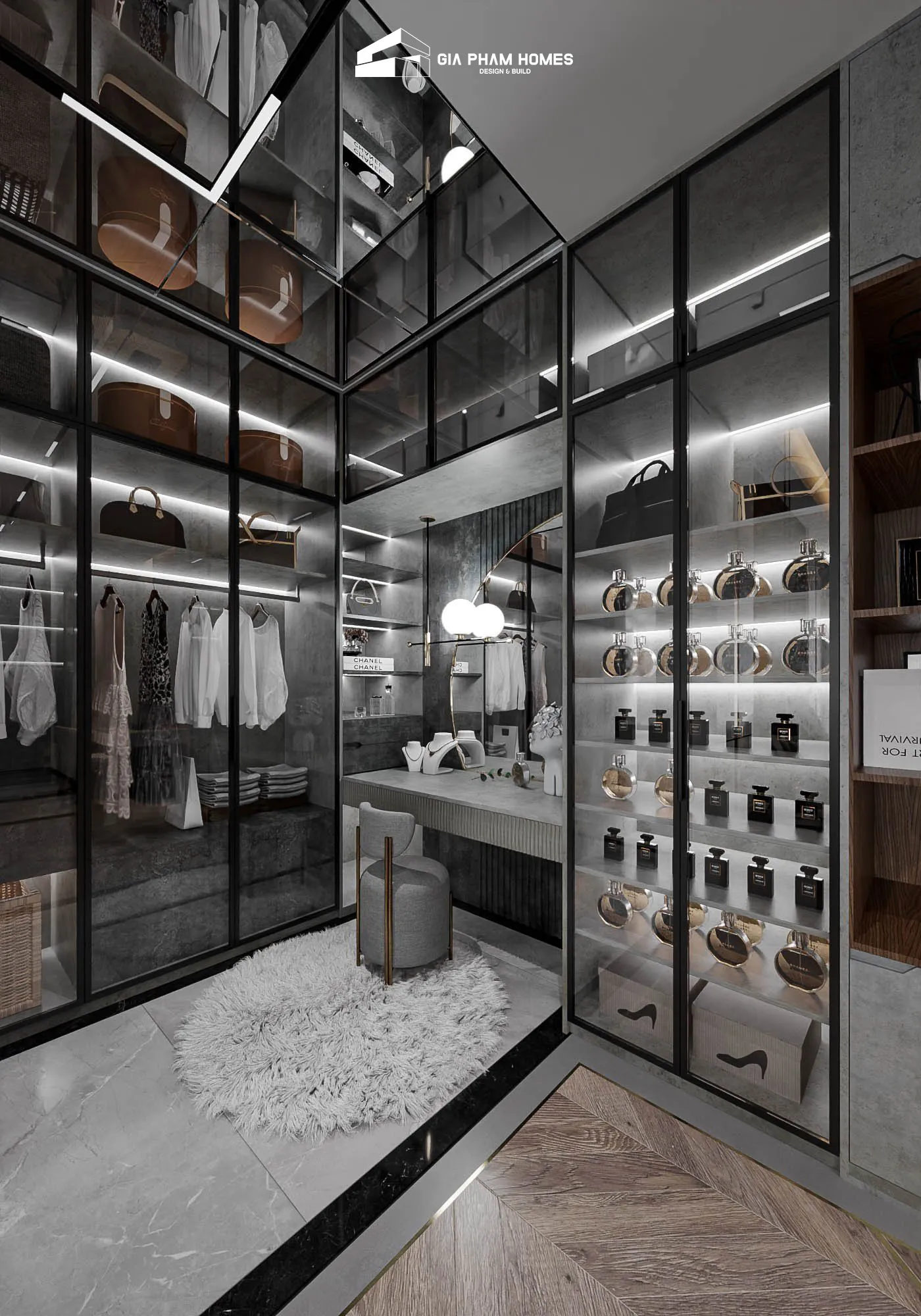 Lâm Gia Villa: Thiết kế Nội thất - 18 | THI CÔNG XÂY DỰNG - SẢN XUẤT, LẮP ĐẶT NỘI THẤT: NHÀ Ở, VĂN PHÒNG, KHÁCH SẠN... - GIA PHAM HOMES Design & Construction