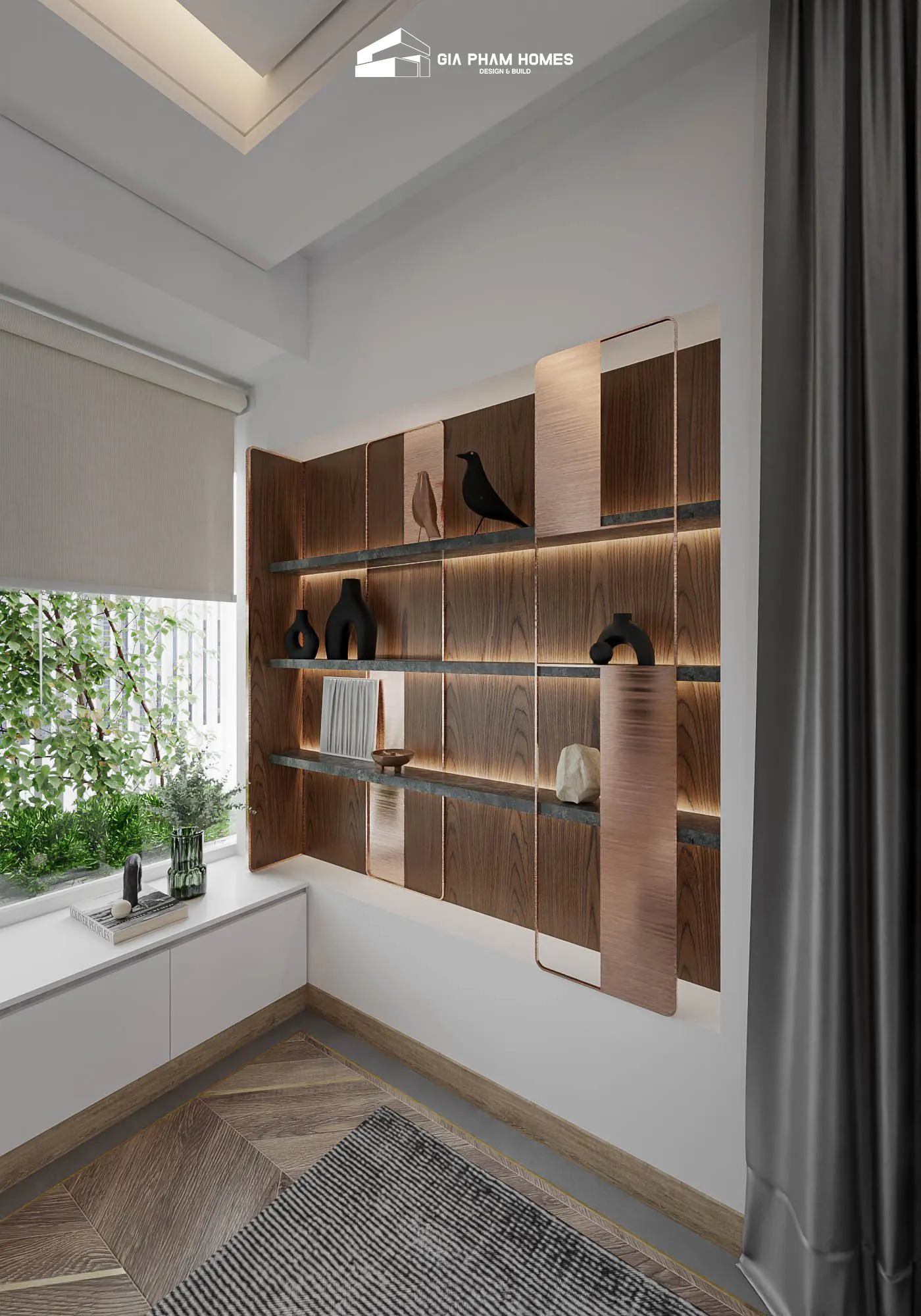 Lâm Gia Villa: Thiết kế Nội thất - 14 | THI CÔNG XÂY DỰNG - SẢN XUẤT, LẮP ĐẶT NỘI THẤT: NHÀ Ở, VĂN PHÒNG, KHÁCH SẠN... - GIA PHAM HOMES Design & Construction