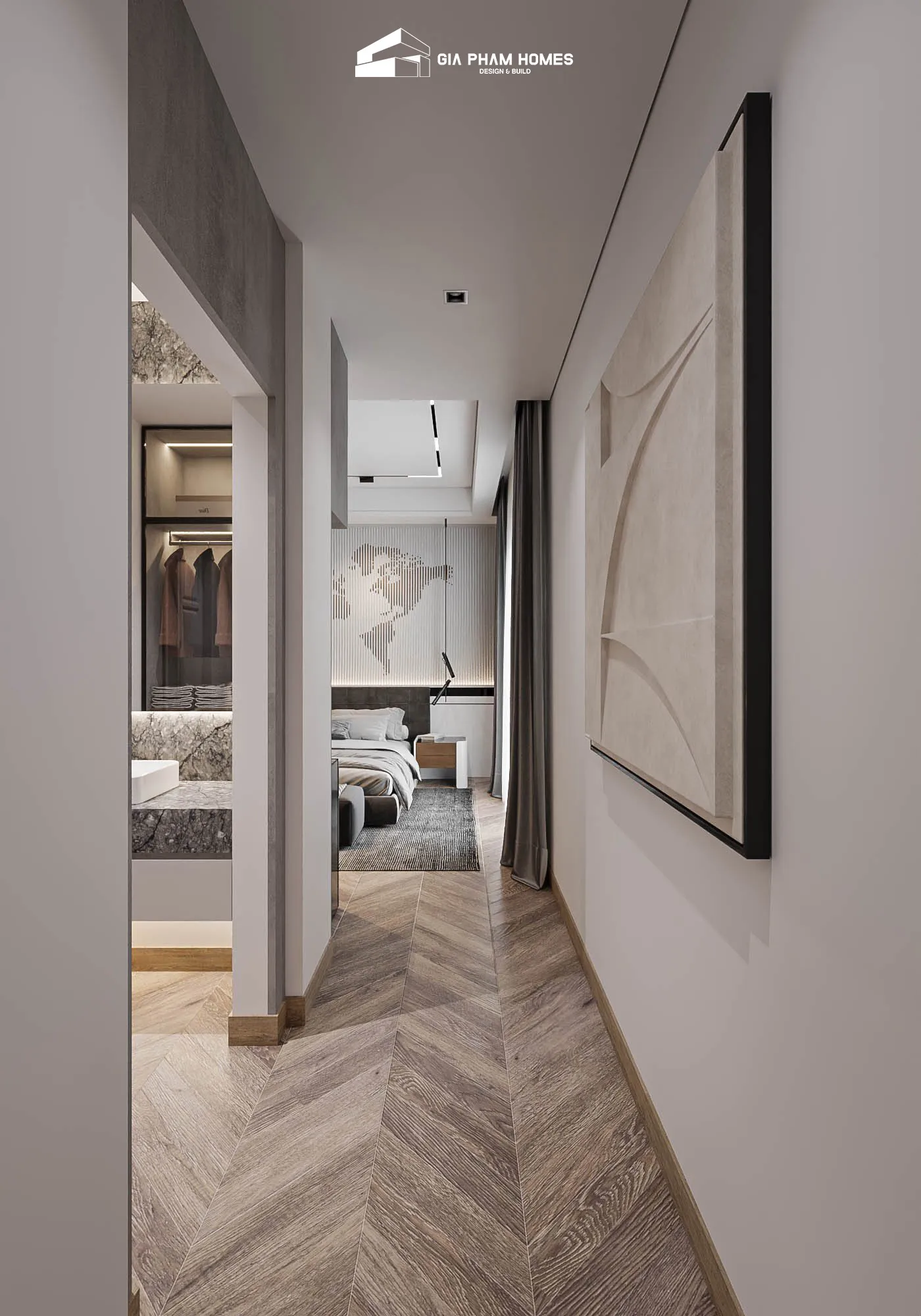 Lâm Gia Villa: Thiết kế Nội thất - 33 | THI CÔNG XÂY DỰNG - SẢN XUẤT, LẮP ĐẶT NỘI THẤT: NHÀ Ở, VĂN PHÒNG, KHÁCH SẠN... - GIA PHAM HOMES Design & Construction