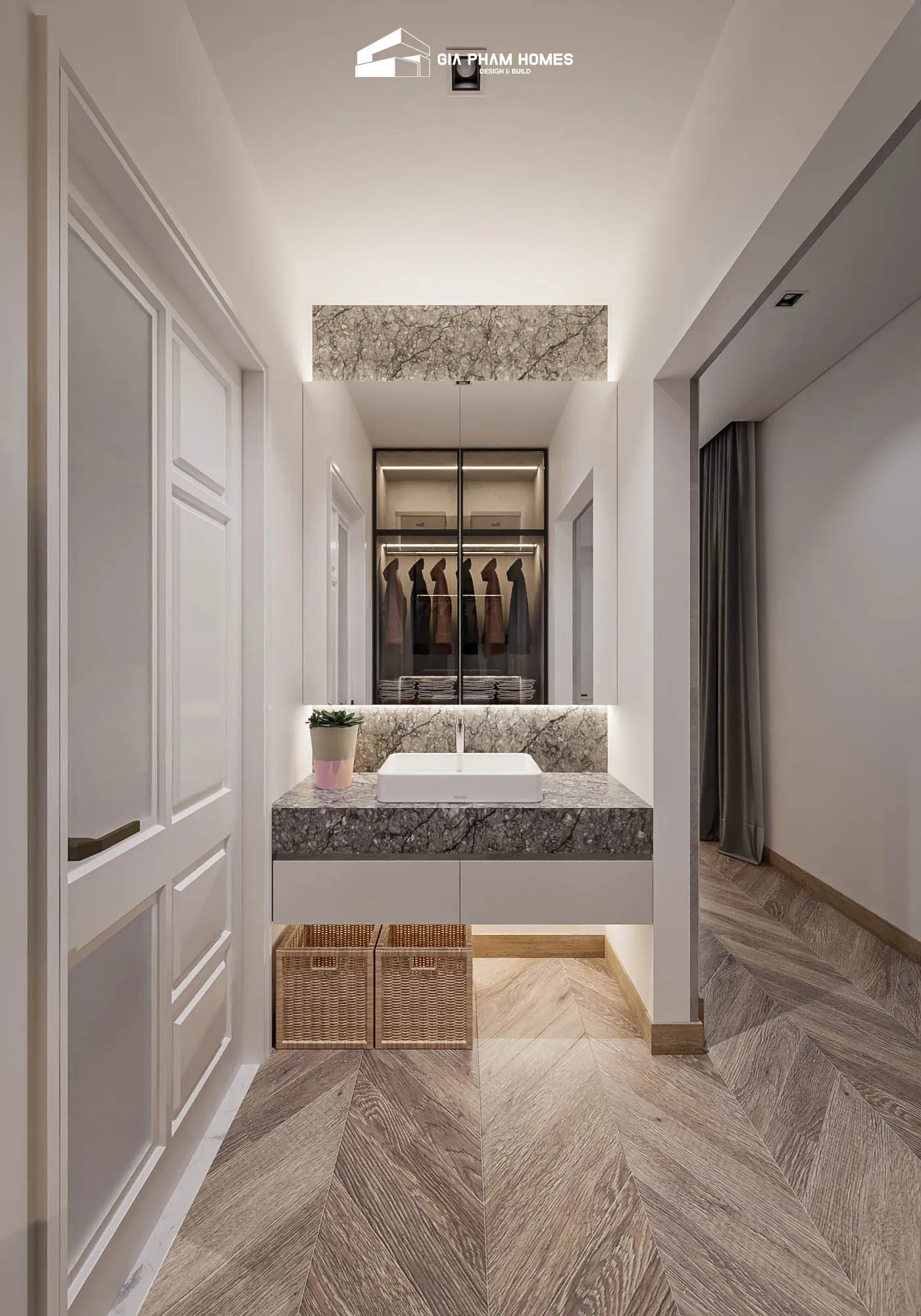 Lâm Gia Villa: Thiết kế Nội thất - 31 | THI CÔNG XÂY DỰNG - SẢN XUẤT, LẮP ĐẶT NỘI THẤT: NHÀ Ở, VĂN PHÒNG, KHÁCH SẠN... - GIA PHAM HOMES Design & Construction
