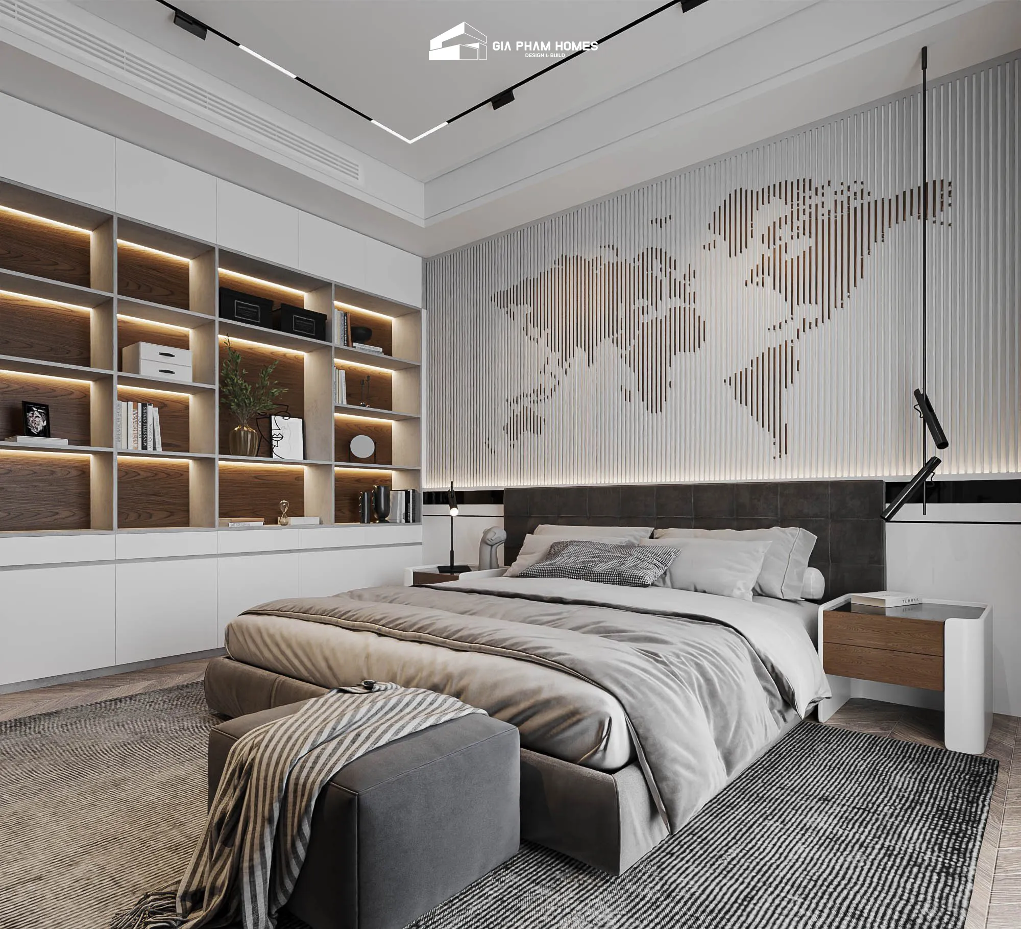 Lâm Gia Villa: Thiết kế Nội thất - 25 | THI CÔNG XÂY DỰNG - SẢN XUẤT, LẮP ĐẶT NỘI THẤT: NHÀ Ở, VĂN PHÒNG, KHÁCH SẠN... - GIA PHAM HOMES Design & Construction