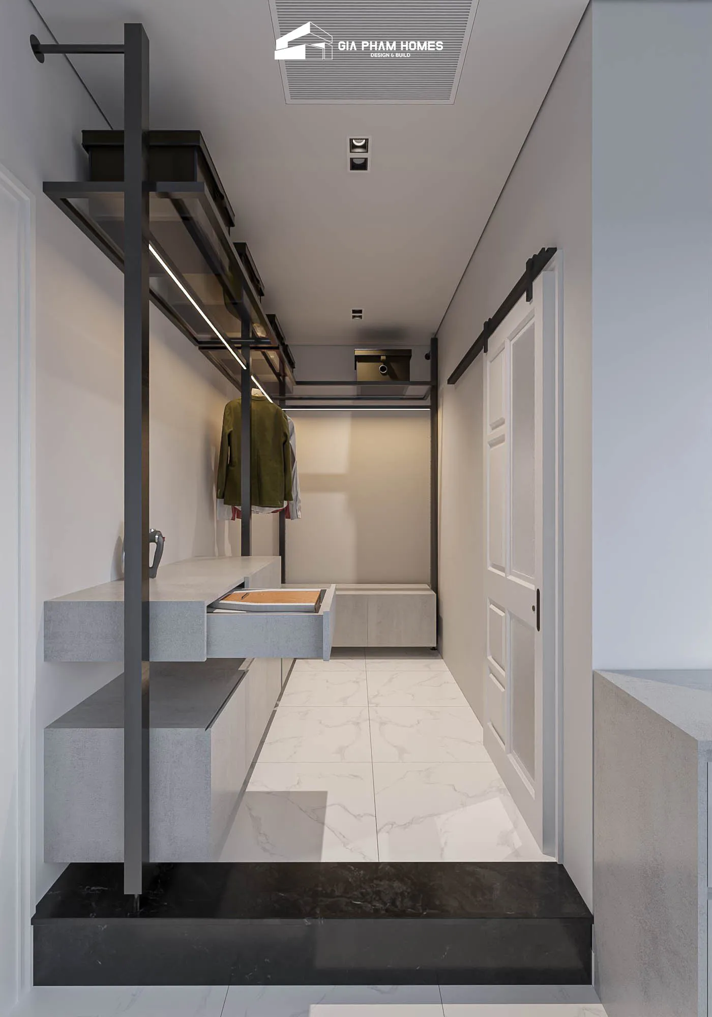 Lâm Gia Villa: Thiết kế Nội thất - 38 | THI CÔNG XÂY DỰNG - SẢN XUẤT, LẮP ĐẶT NỘI THẤT: NHÀ Ở, VĂN PHÒNG, KHÁCH SẠN... - GIA PHAM HOMES Design & Construction