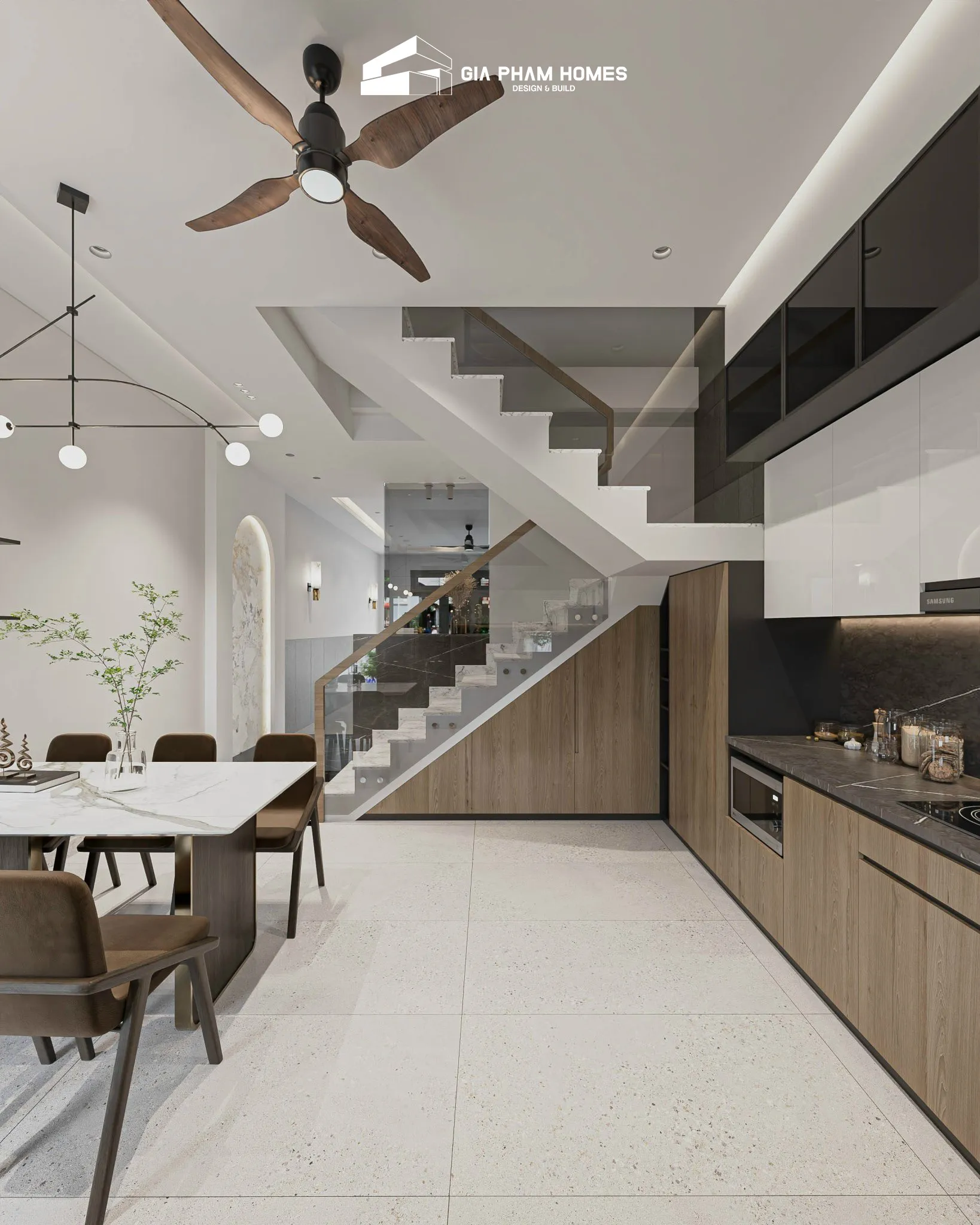 Nhà phố Anh Vũ - Đồng Nai - 5 | THI CÔNG XÂY DỰNG - SẢN XUẤT, LẮP ĐẶT NỘI THẤT: NHÀ Ở, VĂN PHÒNG, KHÁCH SẠN... - GIA PHAM HOMES Design & Construction