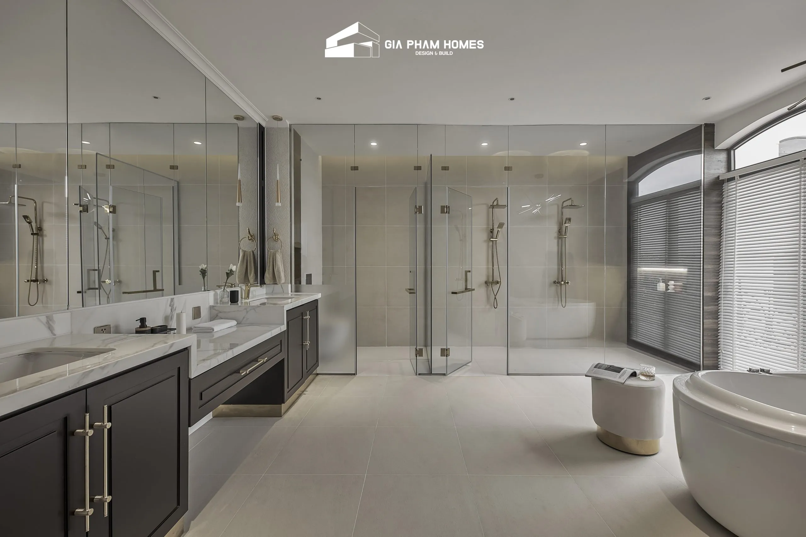 Victoria Villa: Xây dựng & Nội thất biệt thự - 51 | THI CÔNG XÂY DỰNG - SẢN XUẤT, LẮP ĐẶT NỘI THẤT: NHÀ Ở, VĂN PHÒNG, KHÁCH SẠN... - GIA PHAM HOMES Design & Construction