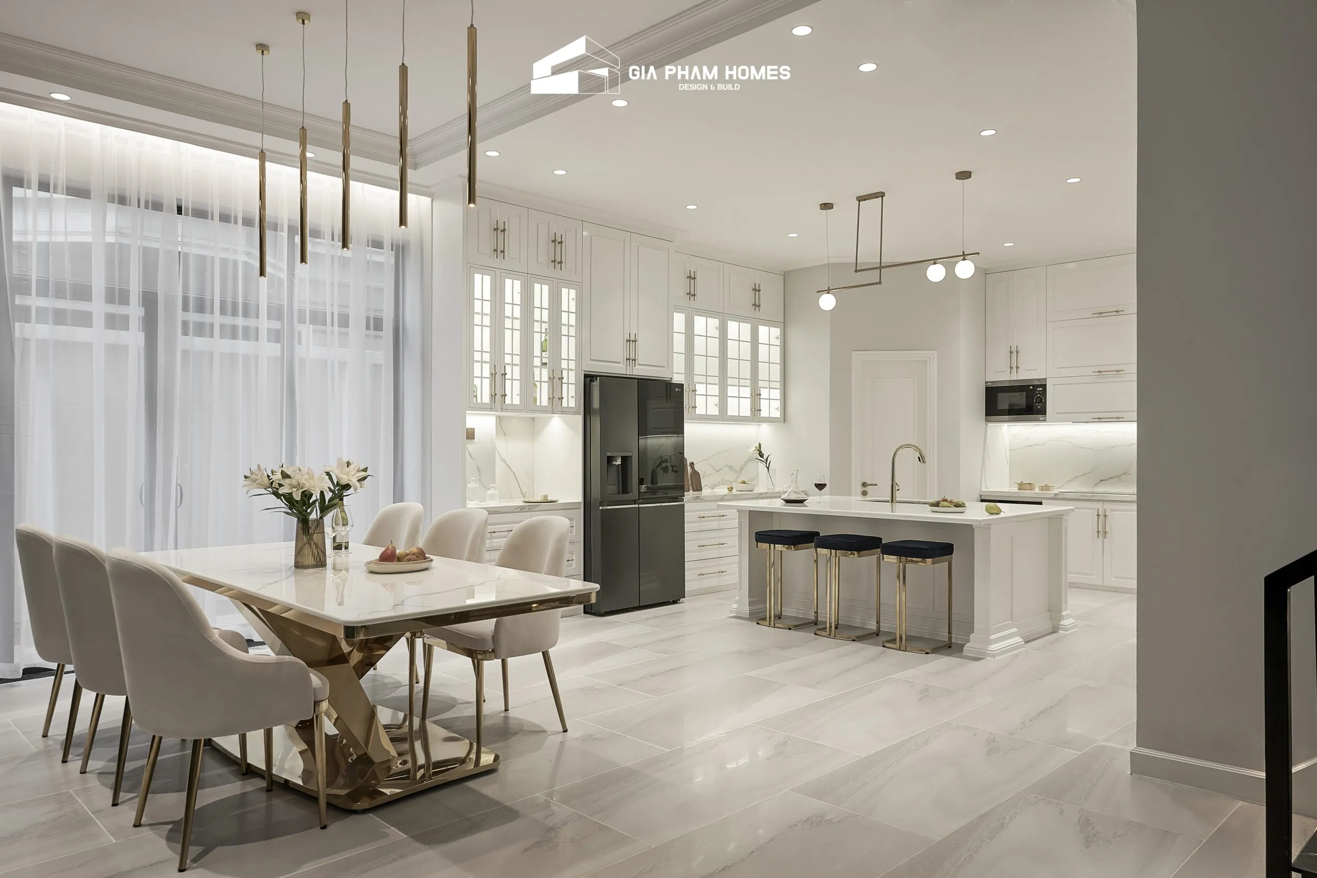 Victoria Villa: Xây dựng & Nội thất biệt thự - 9 | THI CÔNG XÂY DỰNG - SẢN XUẤT, LẮP ĐẶT NỘI THẤT: NHÀ Ở, VĂN PHÒNG, KHÁCH SẠN... - GIA PHAM HOMES Design & Construction
