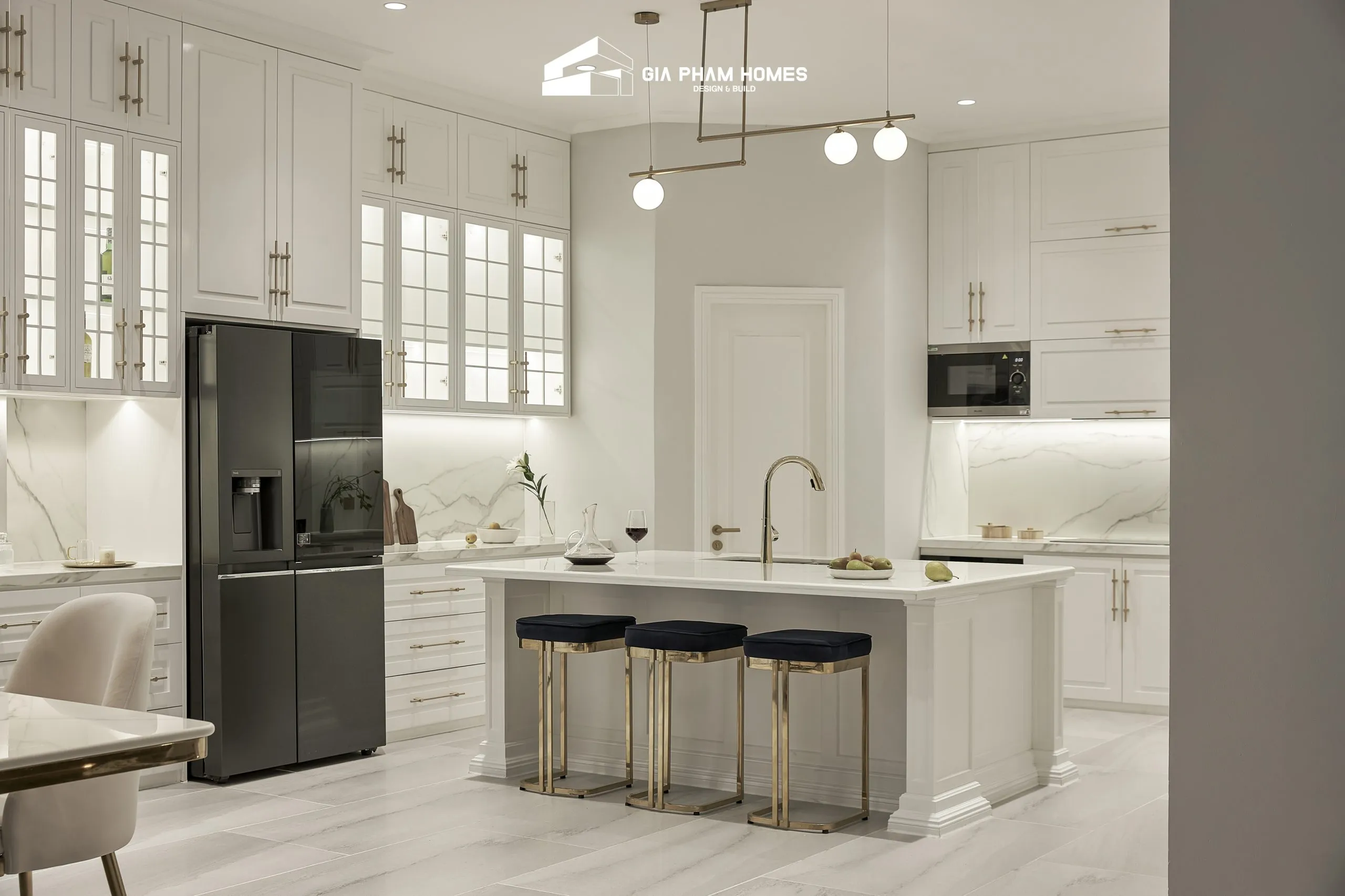 Victoria Villa: Xây dựng & Nội thất biệt thự - 11 | THI CÔNG XÂY DỰNG - SẢN XUẤT, LẮP ĐẶT NỘI THẤT: NHÀ Ở, VĂN PHÒNG, KHÁCH SẠN... - GIA PHAM HOMES Design & Construction
