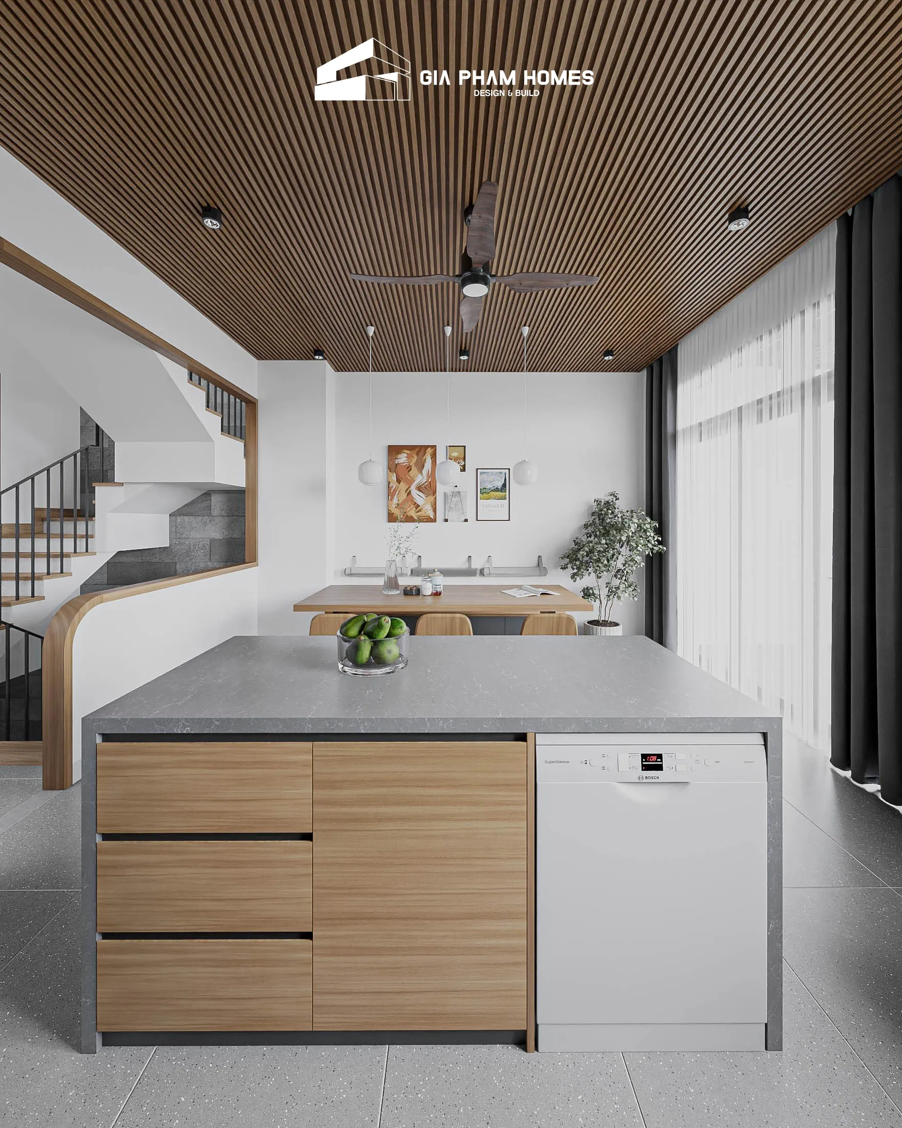 Nhà phố Anh Thiện - Bình Tân - 24 | THI CÔNG XÂY DỰNG - SẢN XUẤT, LẮP ĐẶT NỘI THẤT: NHÀ Ở, VĂN PHÒNG, KHÁCH SẠN... - GIA PHAM HOMES Design & Construction