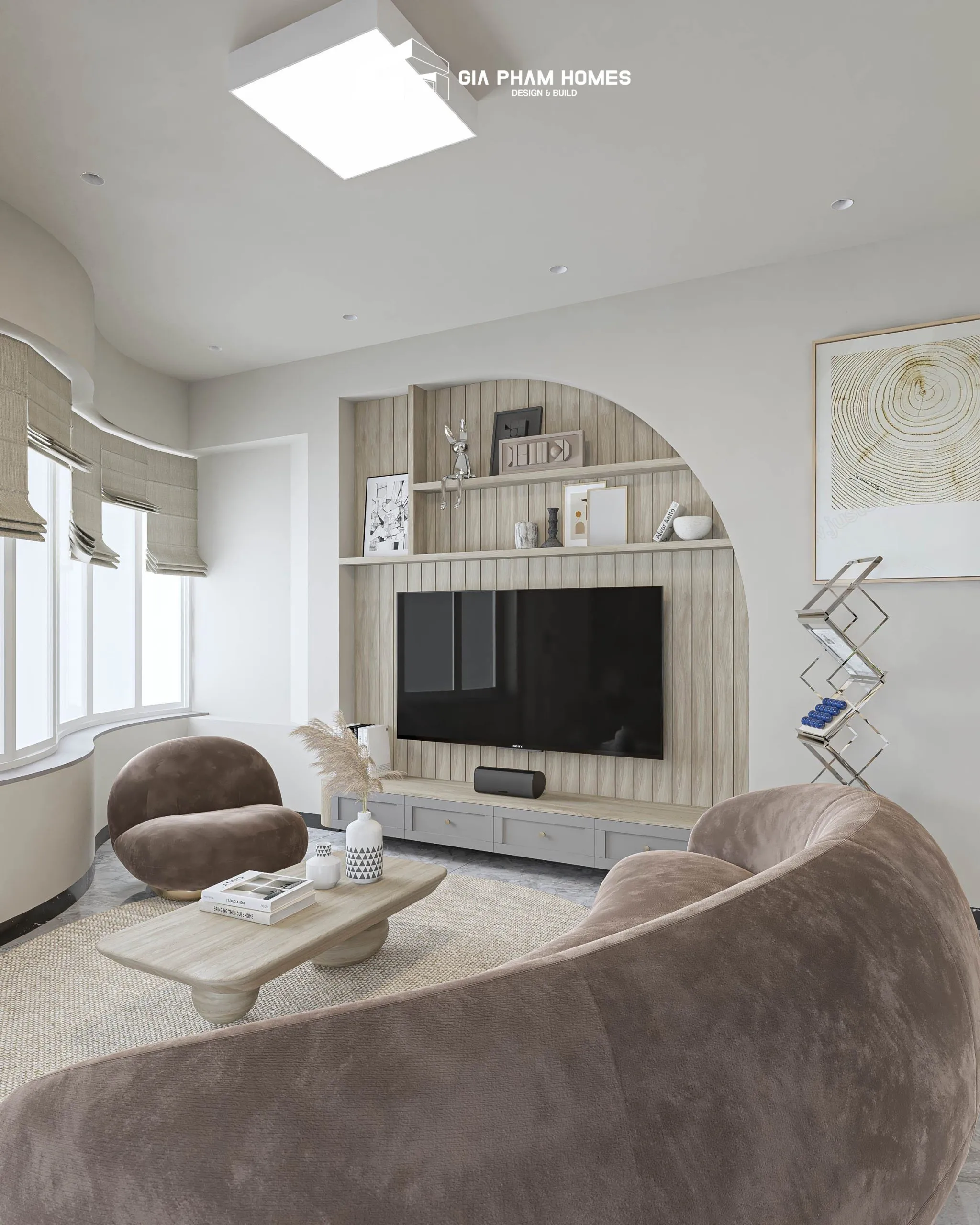 Biệt thự Phú Nhuận Villa - 3 | THI CÔNG XÂY DỰNG - SẢN XUẤT, LẮP ĐẶT NỘI THẤT: NHÀ Ở, VĂN PHÒNG, KHÁCH SẠN... - GIA PHAM HOMES Design & Construction
