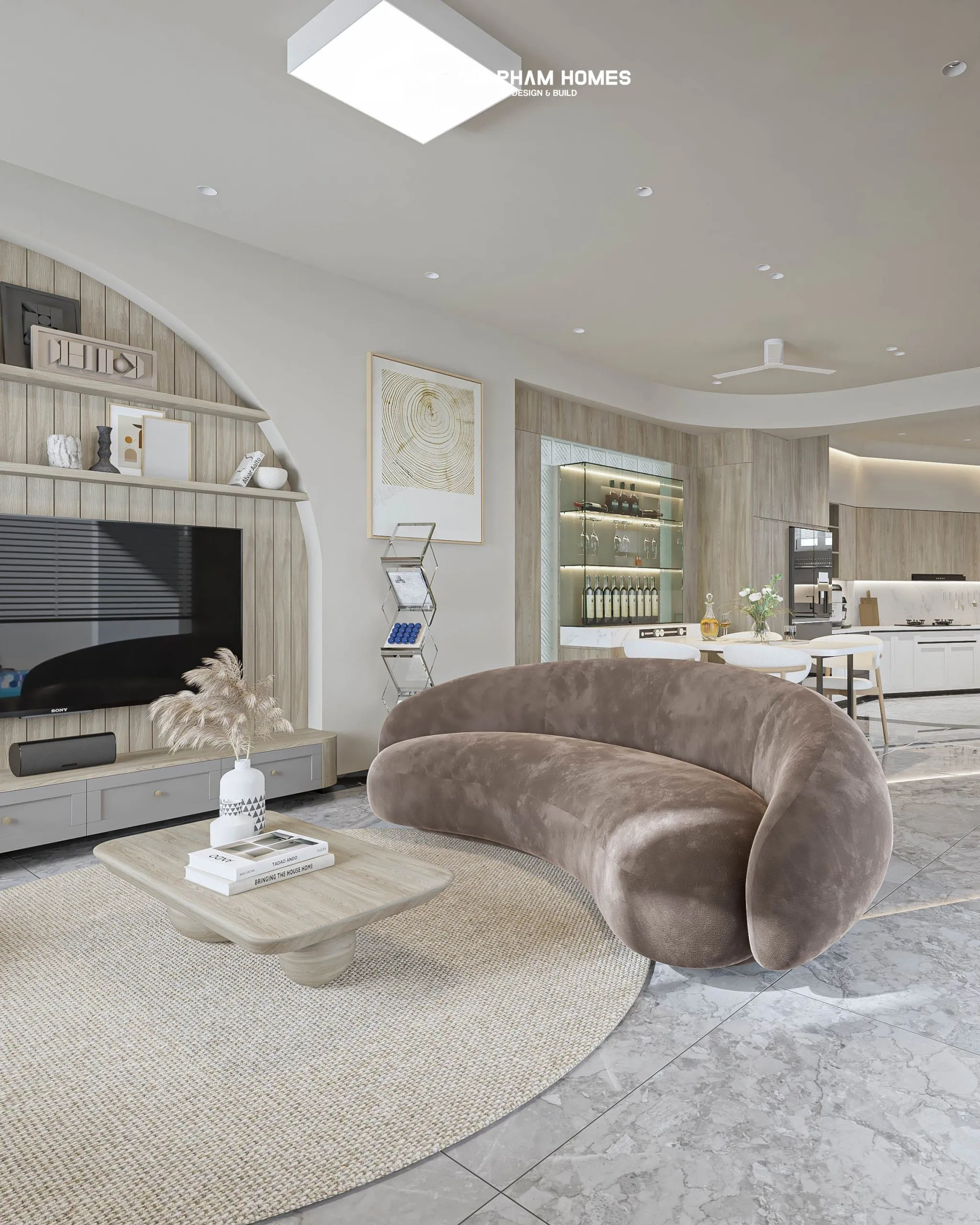 Biệt thự Phú Nhuận Villa - 4 | THI CÔNG XÂY DỰNG - SẢN XUẤT, LẮP ĐẶT NỘI THẤT: NHÀ Ở, VĂN PHÒNG, KHÁCH SẠN... - GIA PHAM HOMES Design & Construction