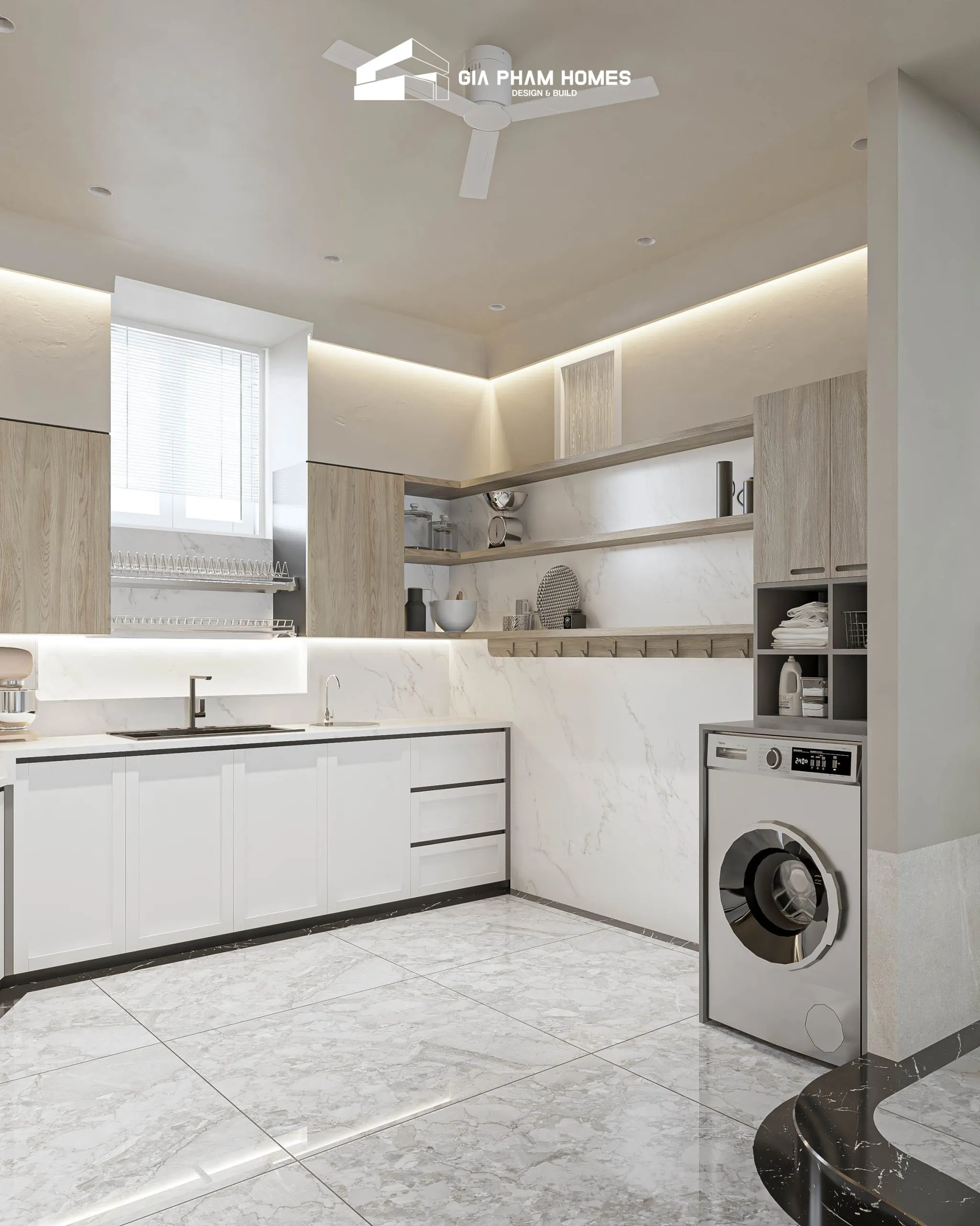 Biệt thự Phú Nhuận Villa - 7 | THI CÔNG XÂY DỰNG - SẢN XUẤT, LẮP ĐẶT NỘI THẤT: NHÀ Ở, VĂN PHÒNG, KHÁCH SẠN... - GIA PHAM HOMES Design & Construction