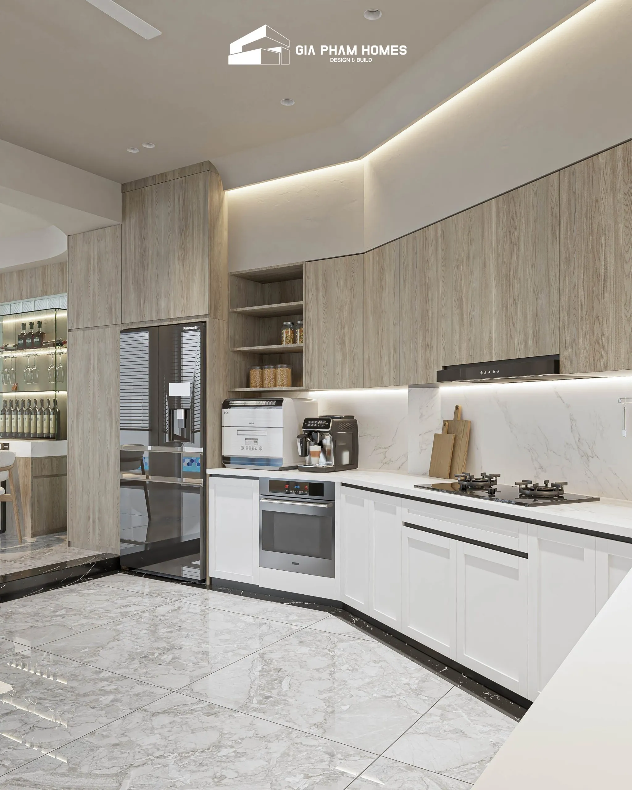 Biệt thự Phú Nhuận Villa - 6 | THI CÔNG XÂY DỰNG - SẢN XUẤT, LẮP ĐẶT NỘI THẤT: NHÀ Ở, VĂN PHÒNG, KHÁCH SẠN... - GIA PHAM HOMES Design & Construction