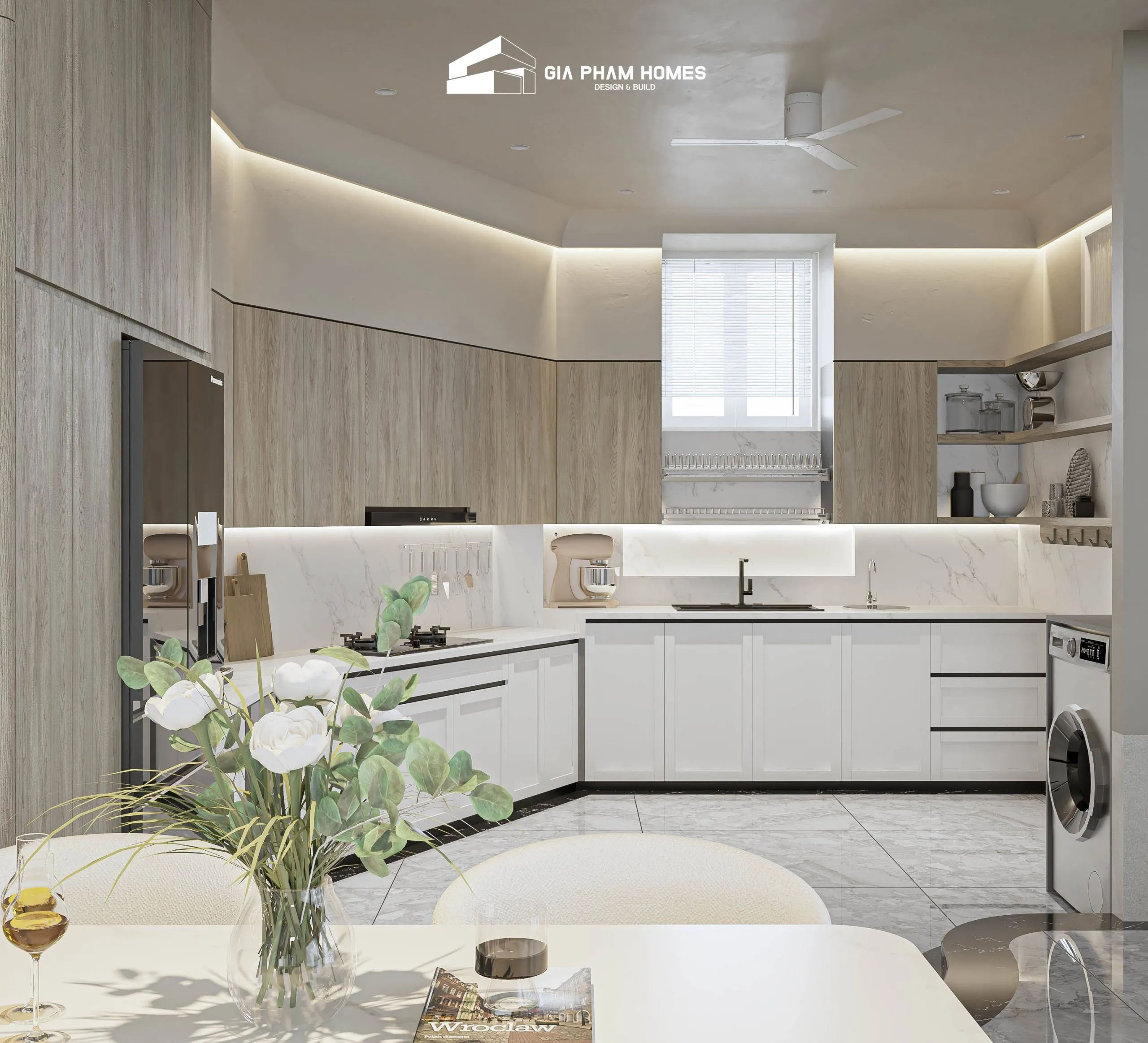 Biệt thự Phú Nhuận Villa - 5 | THI CÔNG XÂY DỰNG - SẢN XUẤT, LẮP ĐẶT NỘI THẤT: NHÀ Ở, VĂN PHÒNG, KHÁCH SẠN... - GIA PHAM HOMES Design & Construction