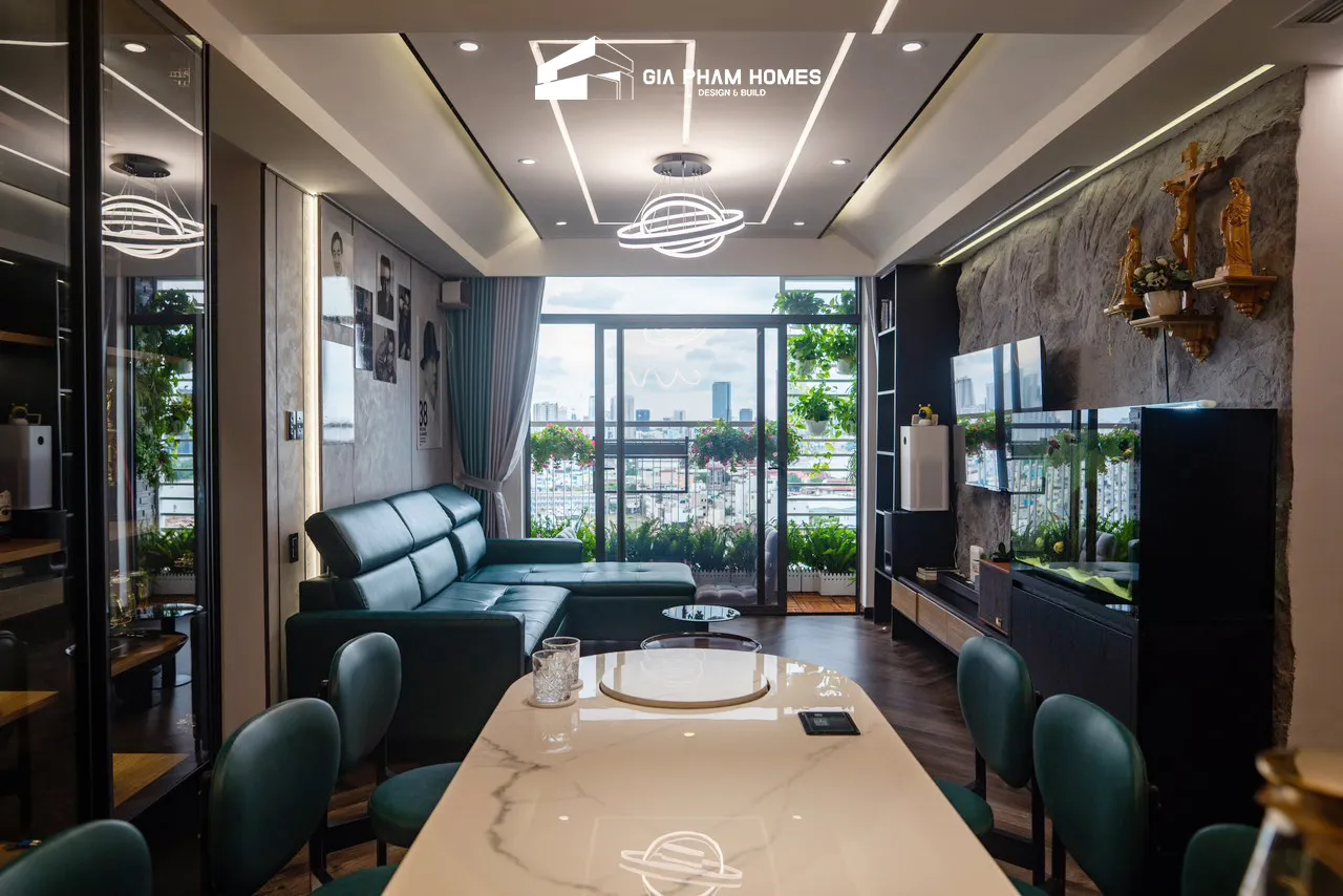 Thiết Kế Thi Công Nội Thất Chung Cư: Căn Hộ RivaPark Quận 4 - 2 | THI CÔNG XÂY DỰNG - SẢN XUẤT, LẮP ĐẶT NỘI THẤT: NHÀ Ở, VĂN PHÒNG, KHÁCH SẠN... - GIA PHAM HOMES Design & Construction