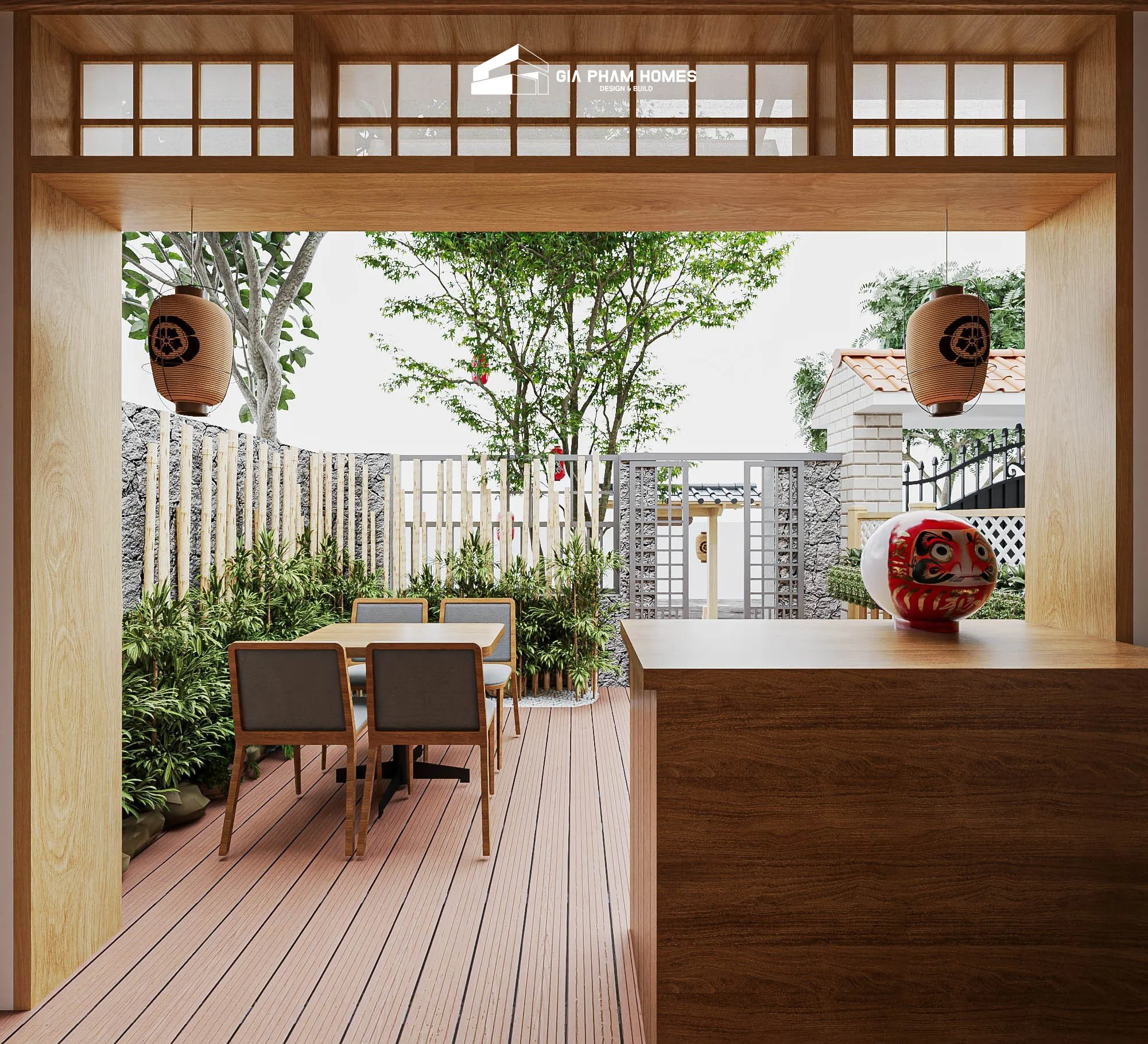 Nhà Hàng Sushi & Sasimi: Kiến Trúc & Nội Thất - 11 | THI CÔNG XÂY DỰNG - SẢN XUẤT, LẮP ĐẶT NỘI THẤT: NHÀ Ở, VĂN PHÒNG, KHÁCH SẠN... - GIA PHAM HOMES Design & Construction