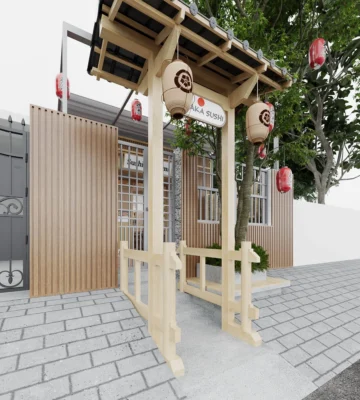 Nhà Hàng Sushi & Sasimi: Kiến Trúc & Nội Thất - 7 | THI CÔNG XÂY DỰNG - SẢN XUẤT, LẮP ĐẶT NỘI THẤT: NHÀ Ở, VĂN PHÒNG, KHÁCH SẠN... - GIA PHAM HOMES Design & Construction