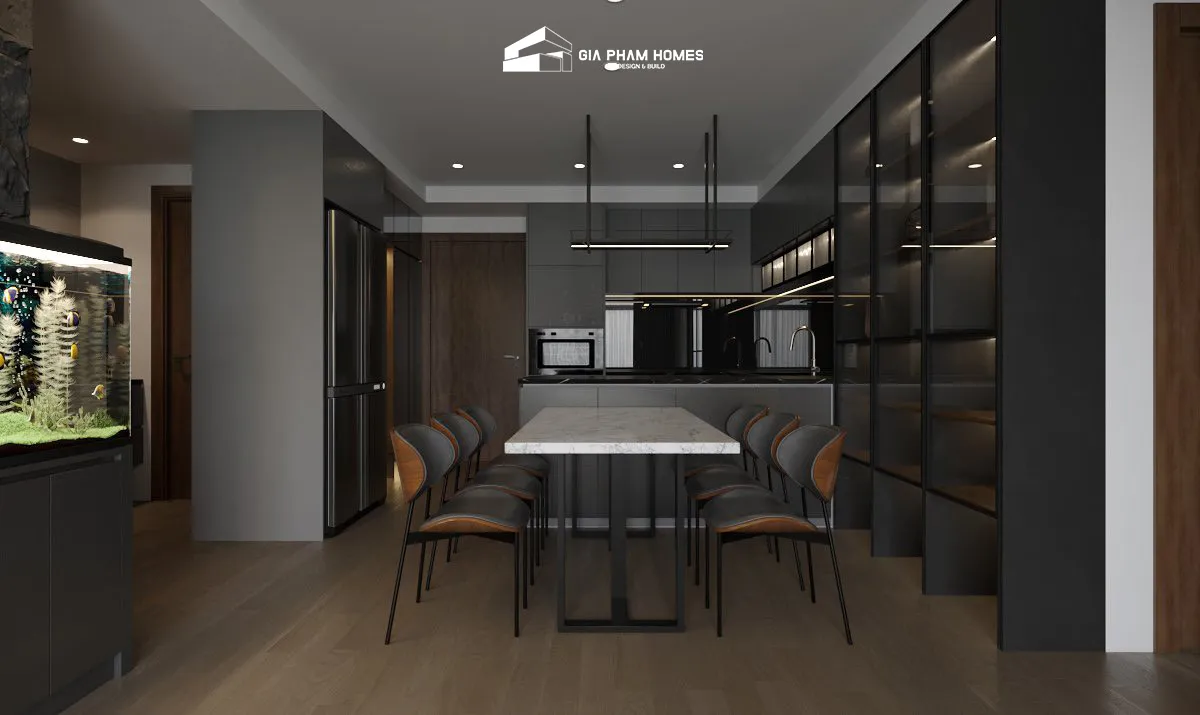 Thiết Kế Thi Công Nội Thất Chung Cư: Căn Hộ RivaPark Quận 4 - 4 | THI CÔNG XÂY DỰNG - SẢN XUẤT, LẮP ĐẶT NỘI THẤT: NHÀ Ở, VĂN PHÒNG, KHÁCH SẠN... - GIA PHAM HOMES Design & Construction