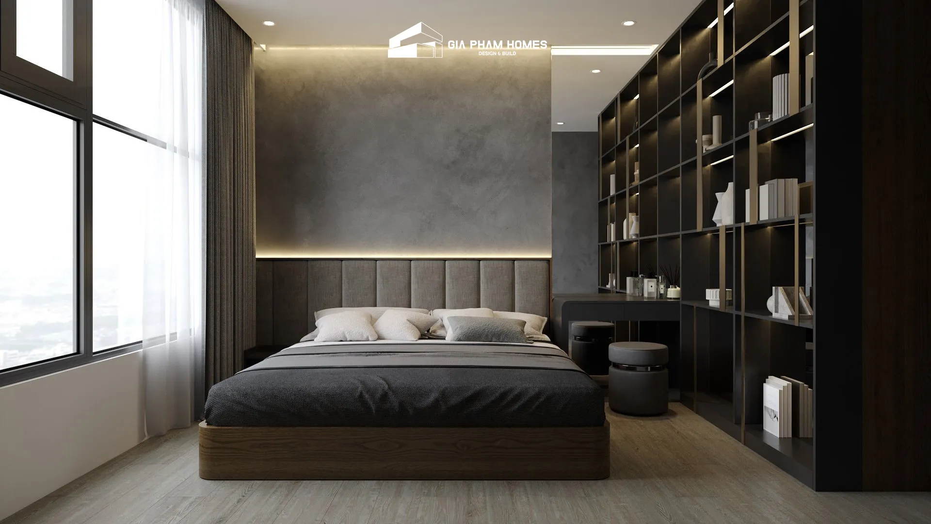 Thiết Kế Thi Công Nội Thất Chung Cư: Căn Hộ RivaPark Quận 4 - 13 | THI CÔNG XÂY DỰNG - SẢN XUẤT, LẮP ĐẶT NỘI THẤT: NHÀ Ở, VĂN PHÒNG, KHÁCH SẠN... - GIA PHAM HOMES Design & Construction