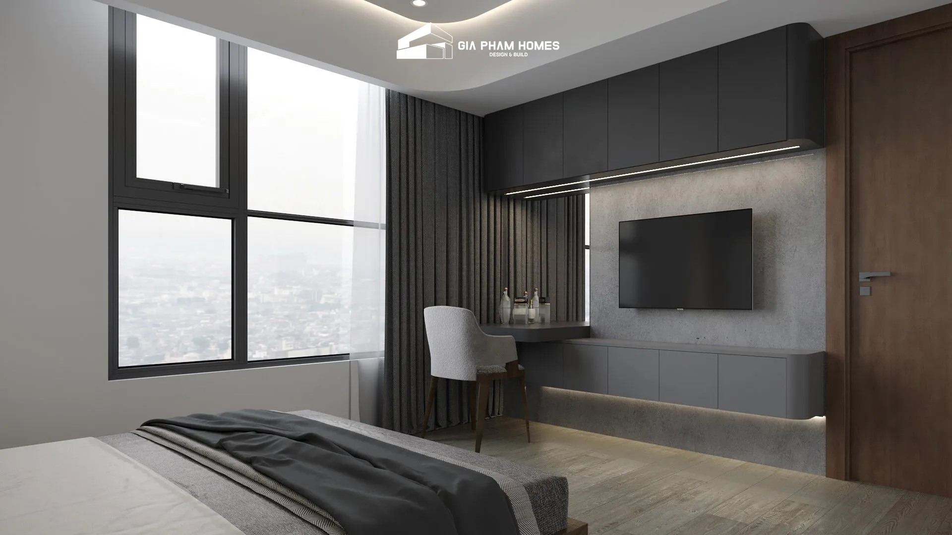 Thiết Kế Thi Công Nội Thất Chung Cư: Căn Hộ RivaPark Quận 4 - 12 | THI CÔNG XÂY DỰNG - SẢN XUẤT, LẮP ĐẶT NỘI THẤT: NHÀ Ở, VĂN PHÒNG, KHÁCH SẠN... - GIA PHAM HOMES Design & Construction