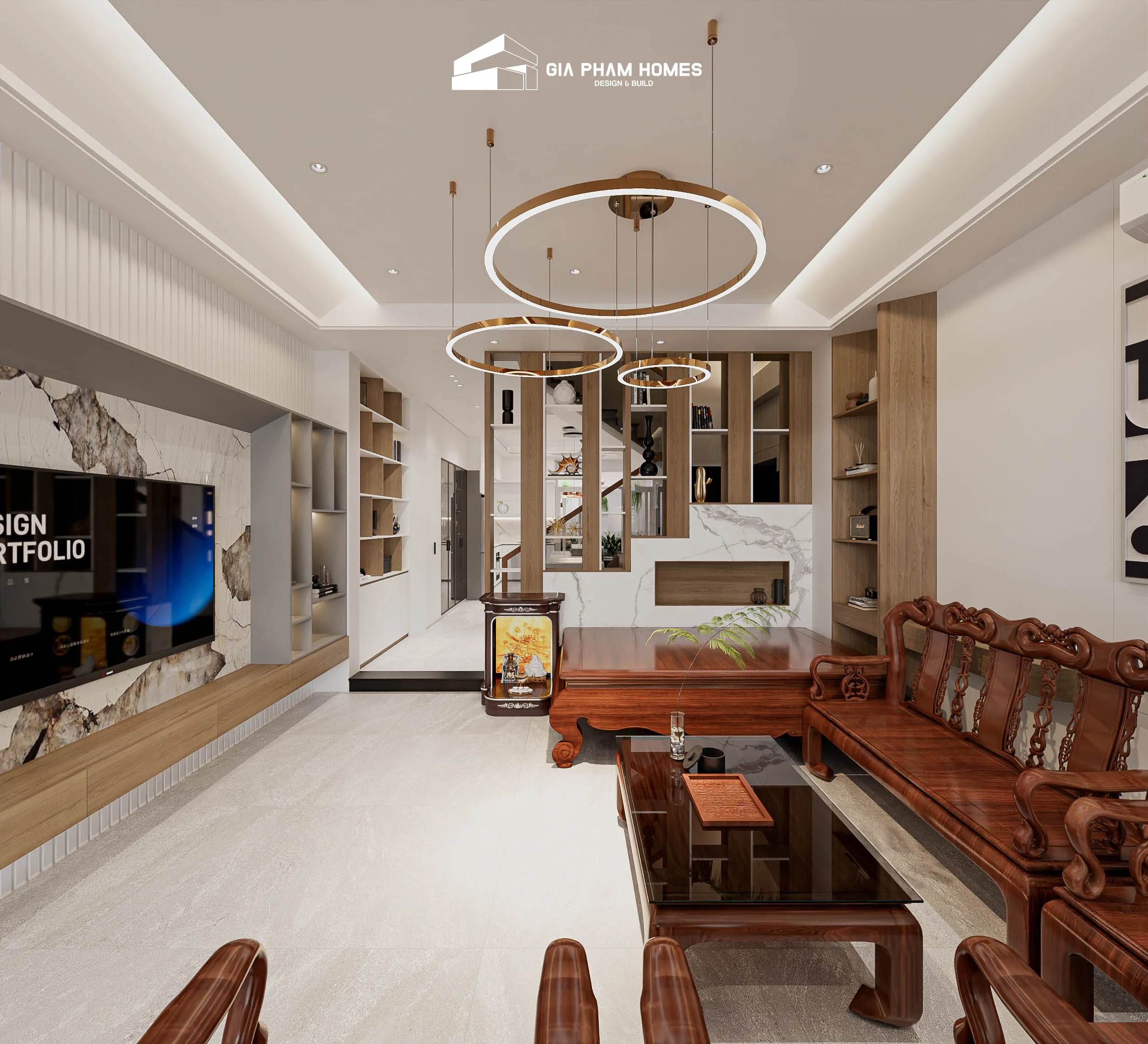 Nhà phố Anh Cường - Quận 12 - 2 | THI CÔNG XÂY DỰNG - SẢN XUẤT, LẮP ĐẶT NỘI THẤT: NHÀ Ở, VĂN PHÒNG, KHÁCH SẠN... - GIA PHAM HOMES Design & Construction