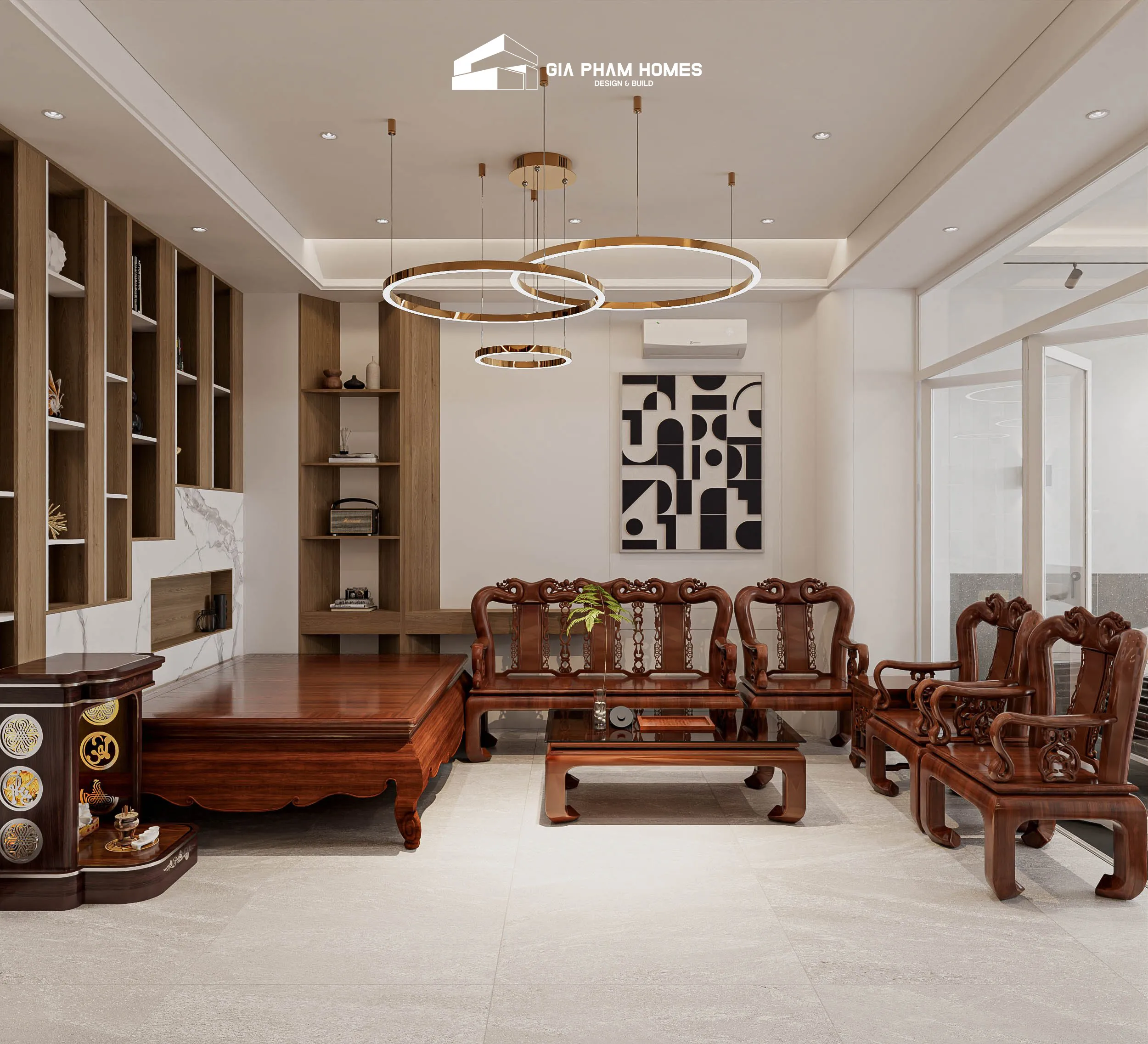 Nhà phố Anh Cường - Quận 12 - 3 | THI CÔNG XÂY DỰNG - SẢN XUẤT, LẮP ĐẶT NỘI THẤT: NHÀ Ở, VĂN PHÒNG, KHÁCH SẠN... - GIA PHAM HOMES Design & Construction