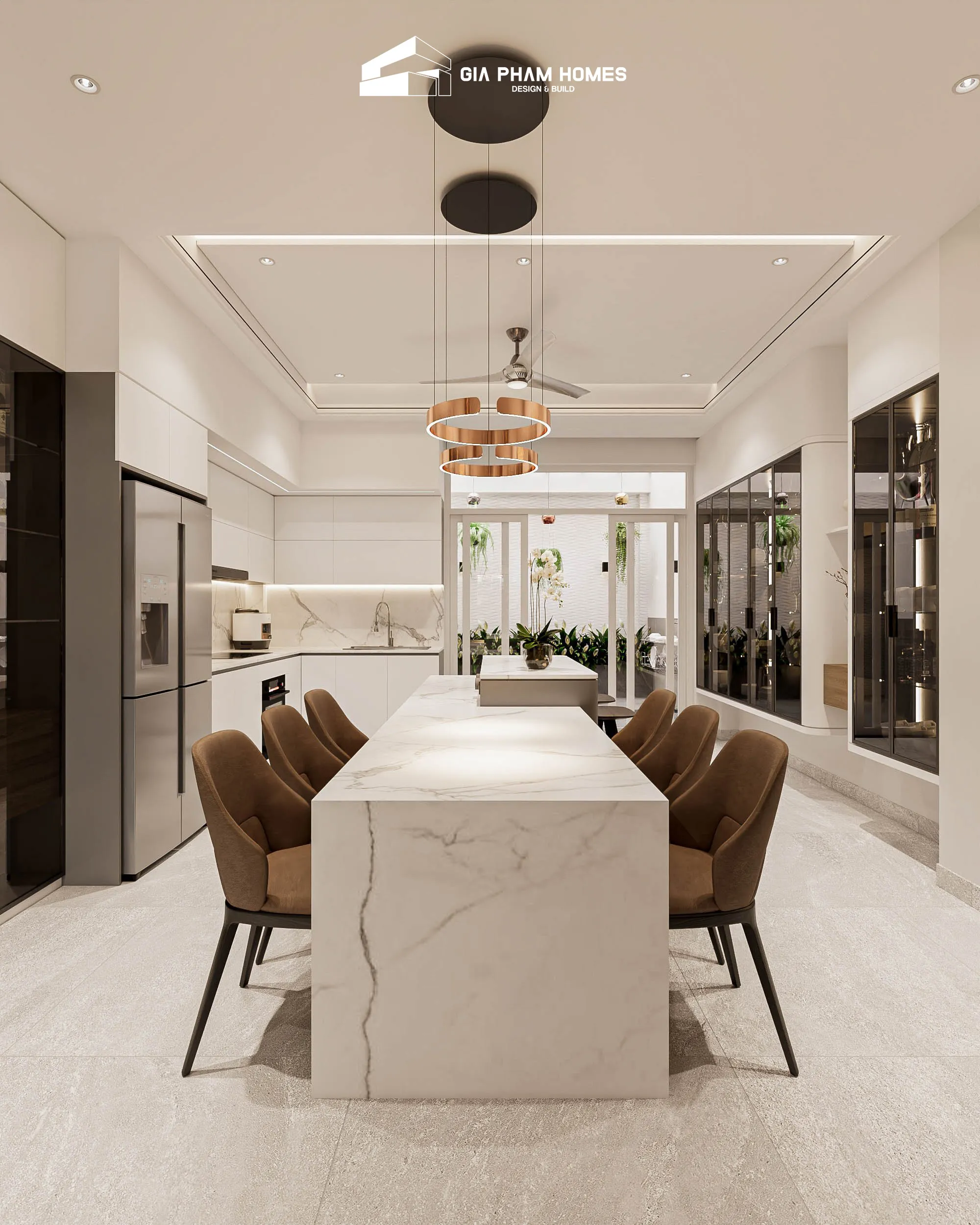 Nhà phố Anh Cường - Quận 12 - 15 | THI CÔNG XÂY DỰNG - SẢN XUẤT, LẮP ĐẶT NỘI THẤT: NHÀ Ở, VĂN PHÒNG, KHÁCH SẠN... - GIA PHAM HOMES Design & Construction