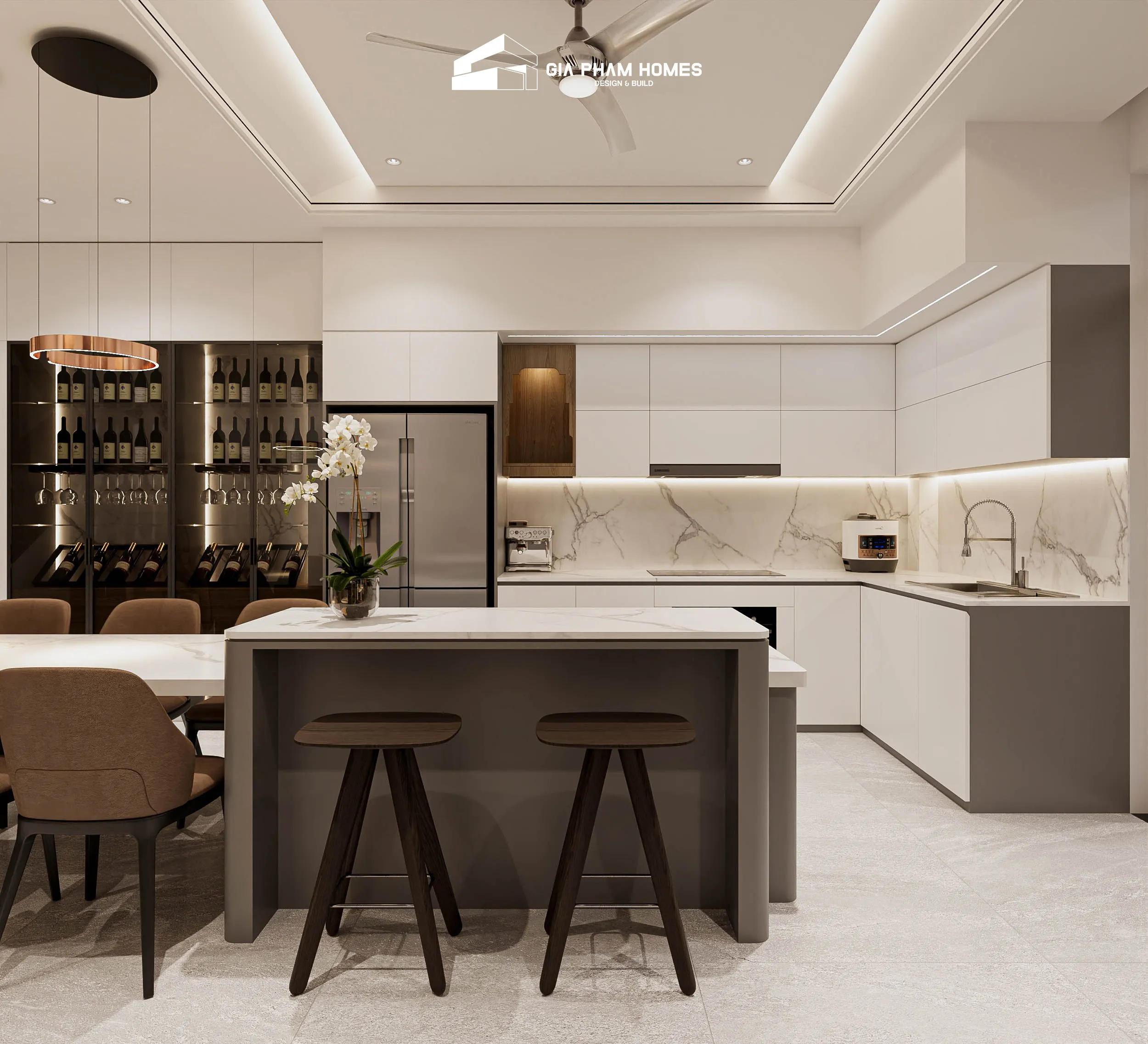 Nhà phố Anh Cường - Quận 12 - 10 | THI CÔNG XÂY DỰNG - SẢN XUẤT, LẮP ĐẶT NỘI THẤT: NHÀ Ở, VĂN PHÒNG, KHÁCH SẠN... - GIA PHAM HOMES Design & Construction