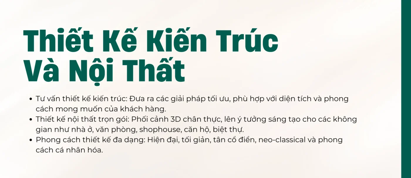 Dịch vụ - 1 | THI CÔNG XÂY DỰNG - SẢN XUẤT, LẮP ĐẶT NỘI THẤT: NHÀ Ở, VĂN PHÒNG, KHÁCH SẠN... - GIA PHAM HOMES Design & Construction