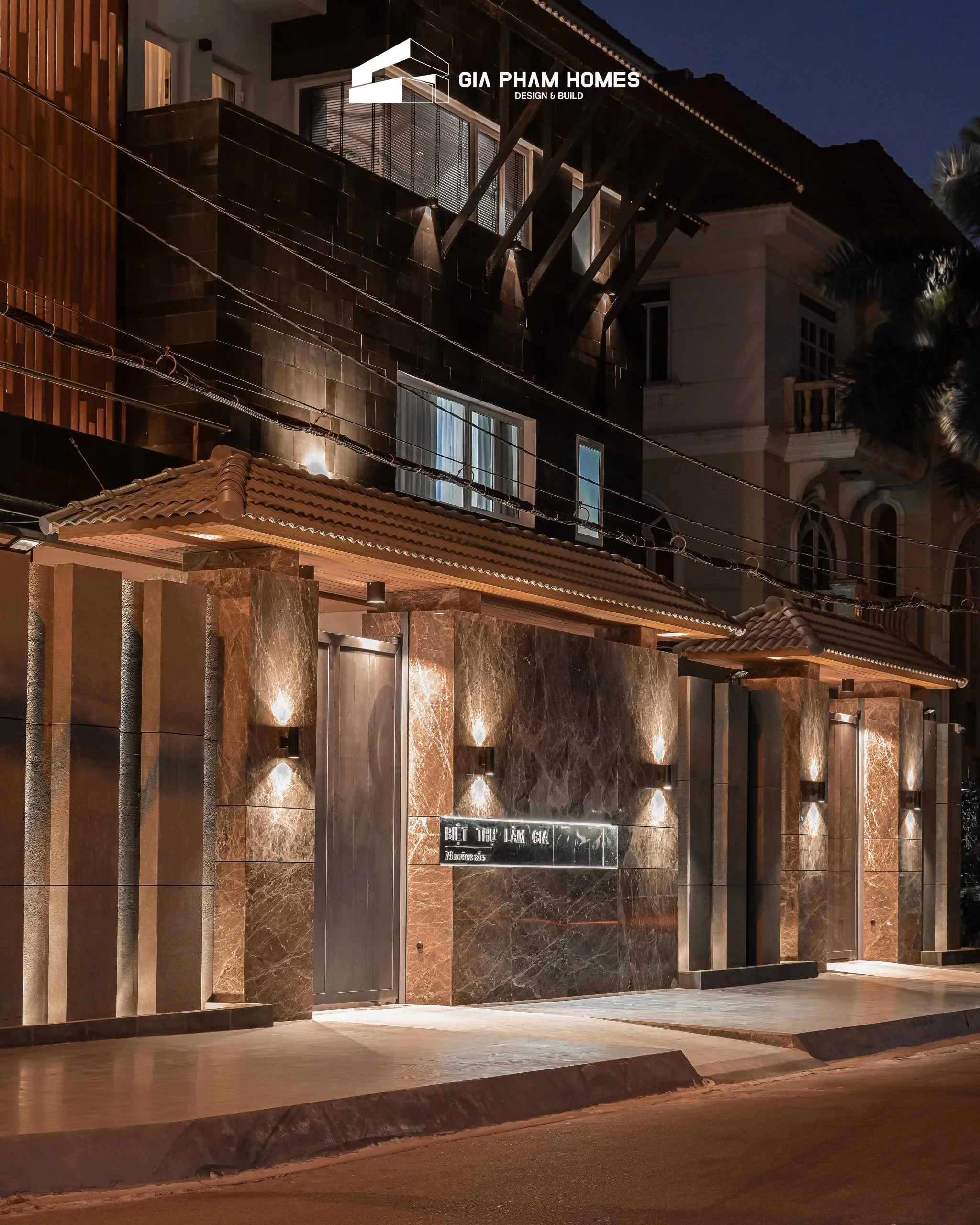 Lâm Gia Villa: Kiến Trúc - Sân Vườn - 3 | THI CÔNG XÂY DỰNG - SẢN XUẤT, LẮP ĐẶT NỘI THẤT: NHÀ Ở, VĂN PHÒNG, KHÁCH SẠN... - GIA PHAM HOMES Design & Construction
