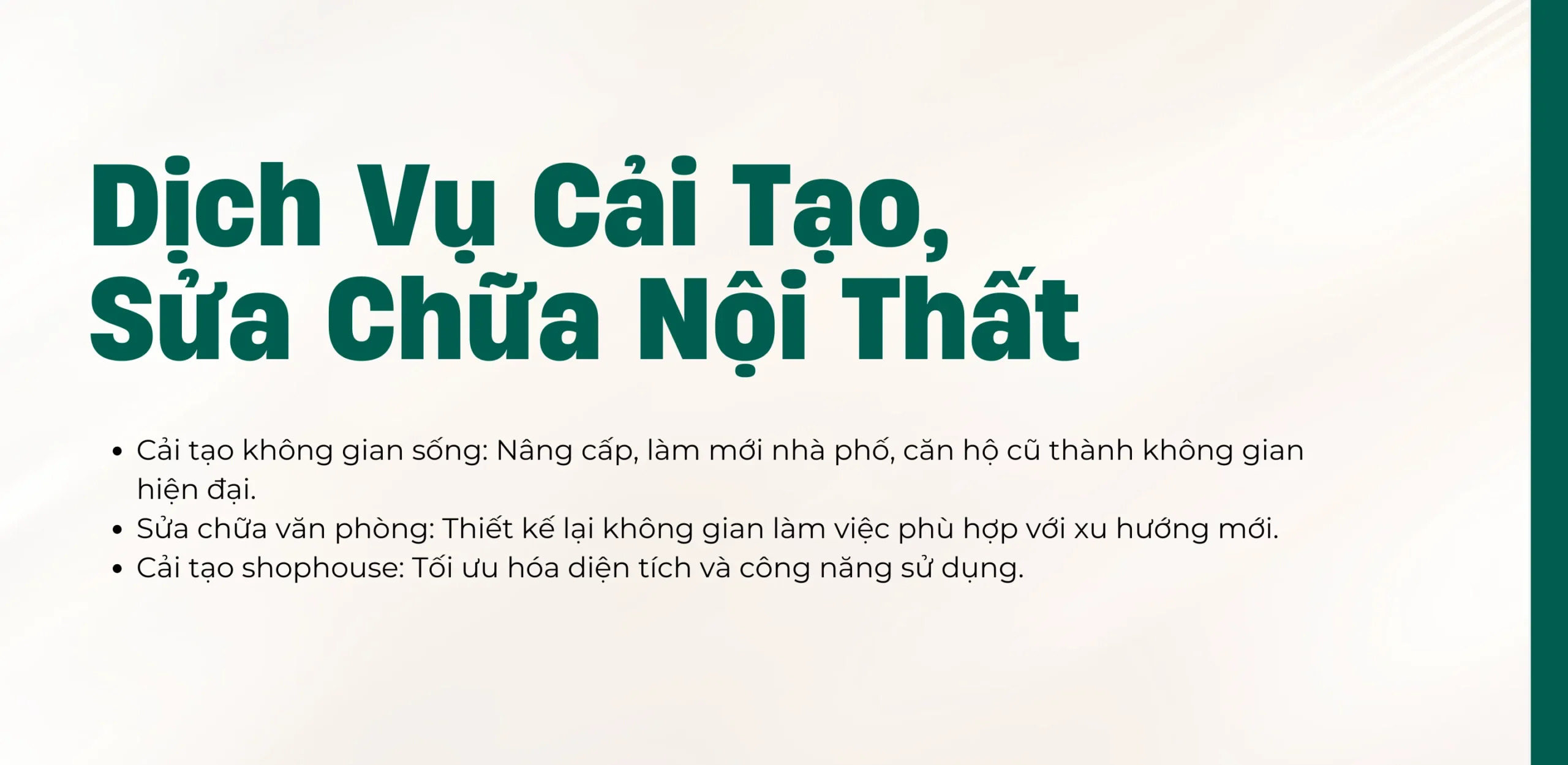 Dịch vụ - 4 | THI CÔNG XÂY DỰNG - SẢN XUẤT, LẮP ĐẶT NỘI THẤT: NHÀ Ở, VĂN PHÒNG, KHÁCH SẠN... - GIA PHAM HOMES Design & Construction