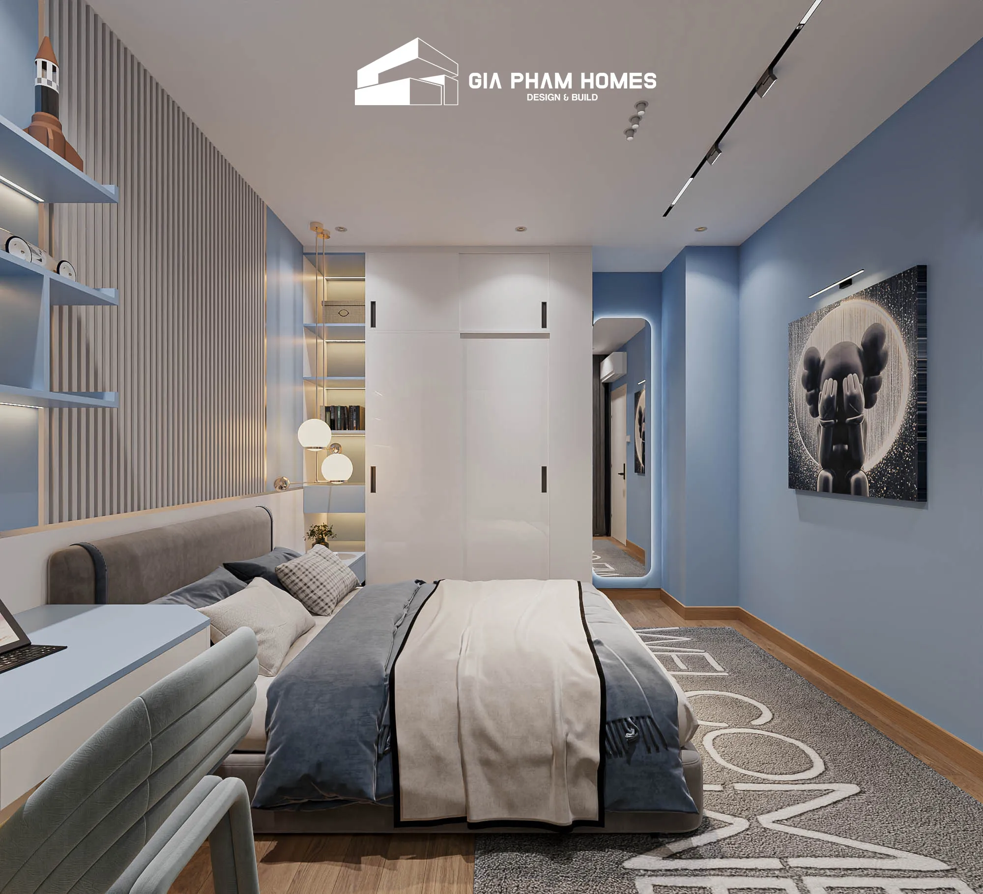 Nội Thất Nhà Phố Chị Loan - Phú Mỹ, Bà Rịa - 28 | THI CÔNG XÂY DỰNG - SẢN XUẤT, LẮP ĐẶT NỘI THẤT: NHÀ Ở, VĂN PHÒNG, KHÁCH SẠN... - GIA PHAM HOMES Design & Construction