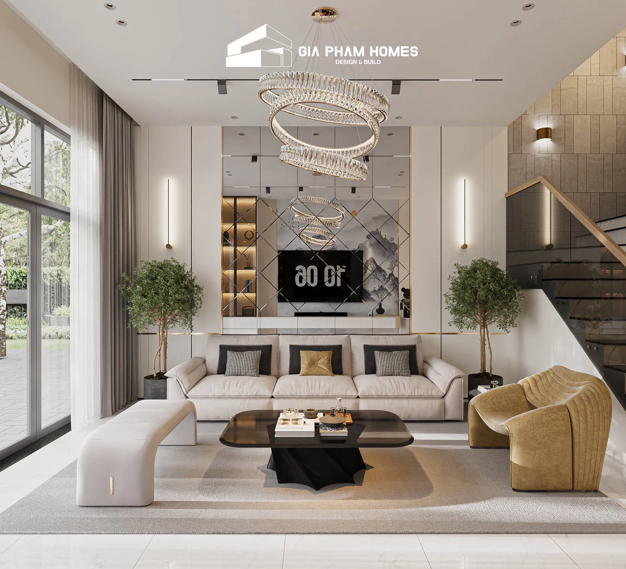 Nội Thất Nhà Phố Hiện Đại: Sự Kết Hợp Hoàn Hảo Giữa Đẳng Cấp và Tiện Nghi Với Gỗ Công Nghiệp