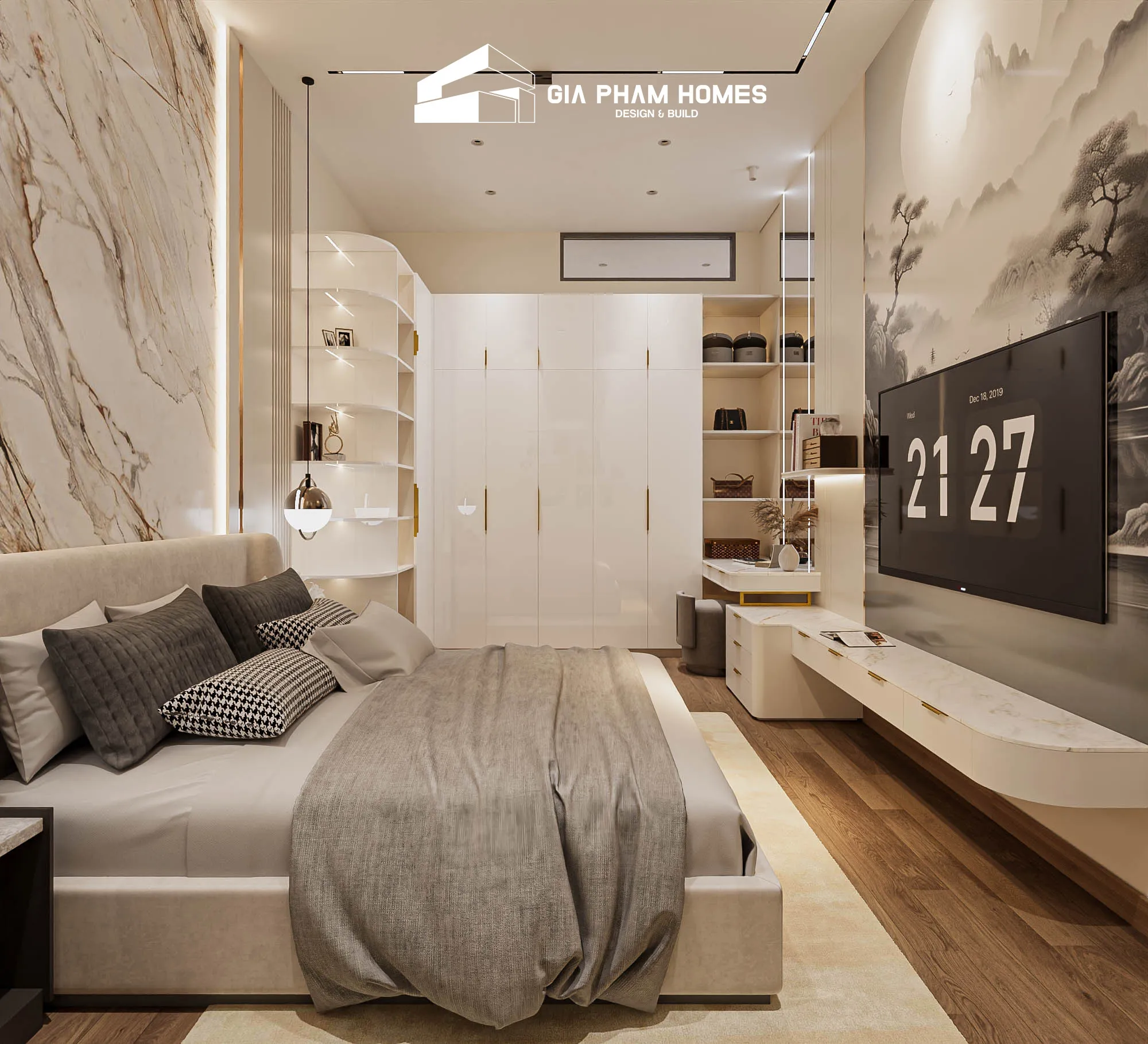 Nội Thất Nhà Phố Chị Loan - Phú Mỹ, Bà Rịa - 11 | THI CÔNG XÂY DỰNG - SẢN XUẤT, LẮP ĐẶT NỘI THẤT: NHÀ Ở, VĂN PHÒNG, KHÁCH SẠN... - GIA PHAM HOMES Design & Construction