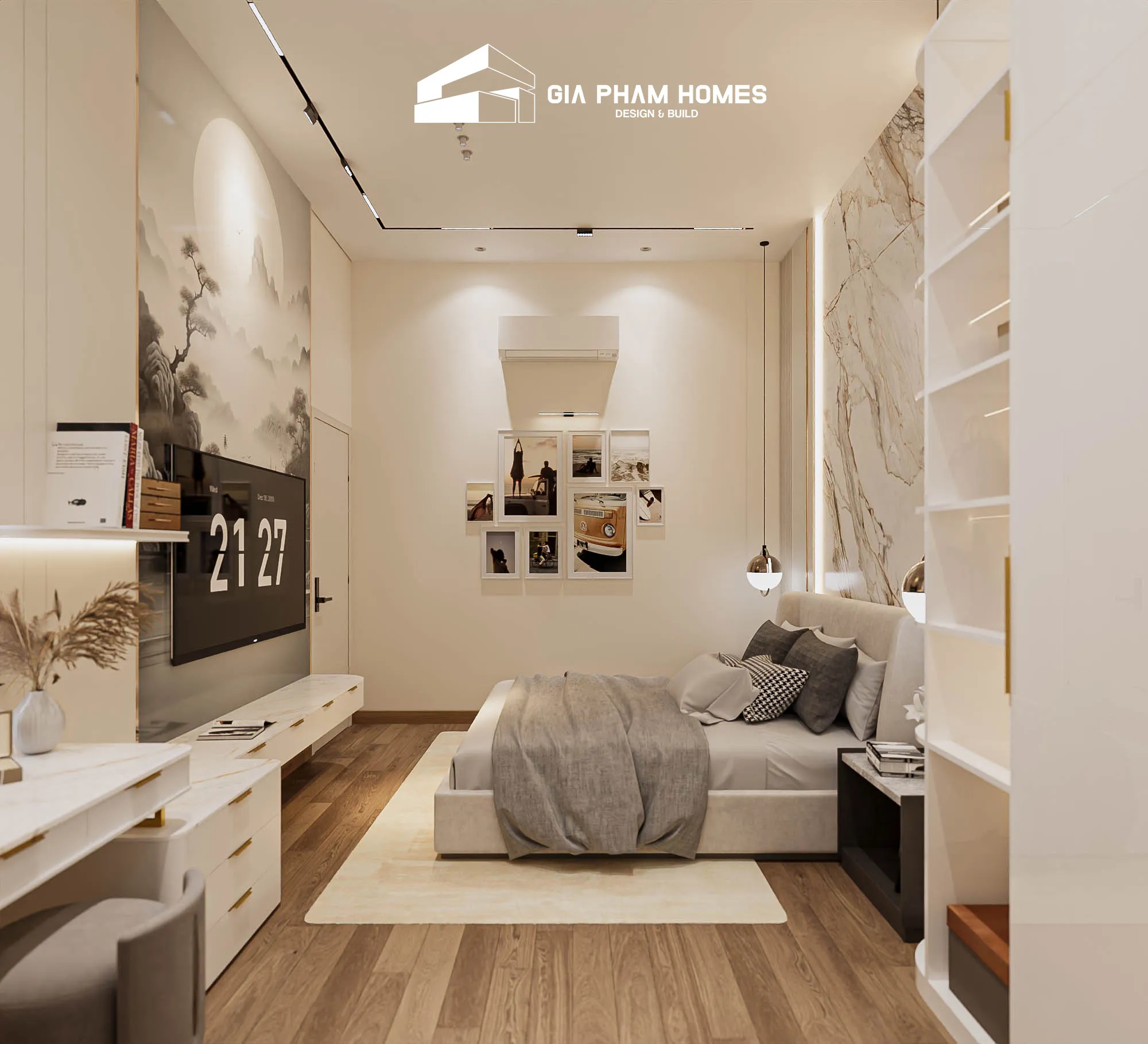 Nội Thất Nhà Phố Chị Loan - Phú Mỹ, Bà Rịa - 12 | THI CÔNG XÂY DỰNG - SẢN XUẤT, LẮP ĐẶT NỘI THẤT: NHÀ Ở, VĂN PHÒNG, KHÁCH SẠN... - GIA PHAM HOMES Design & Construction