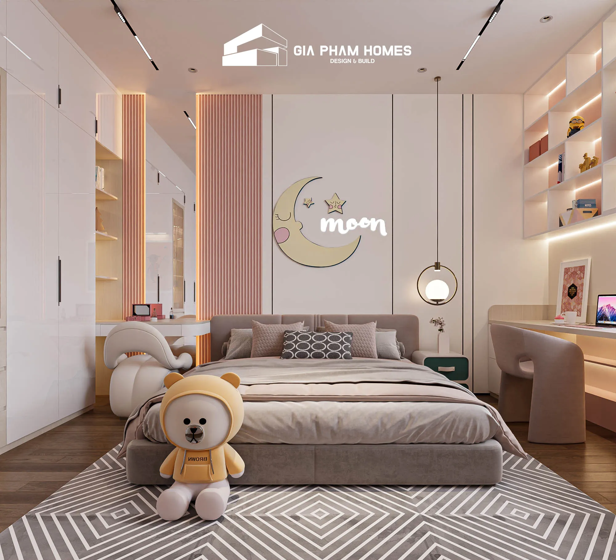 Nội Thất Nhà Phố Chị Loan - Phú Mỹ, Bà Rịa - 22 | THI CÔNG XÂY DỰNG - SẢN XUẤT, LẮP ĐẶT NỘI THẤT: NHÀ Ở, VĂN PHÒNG, KHÁCH SẠN... - GIA PHAM HOMES Design & Construction