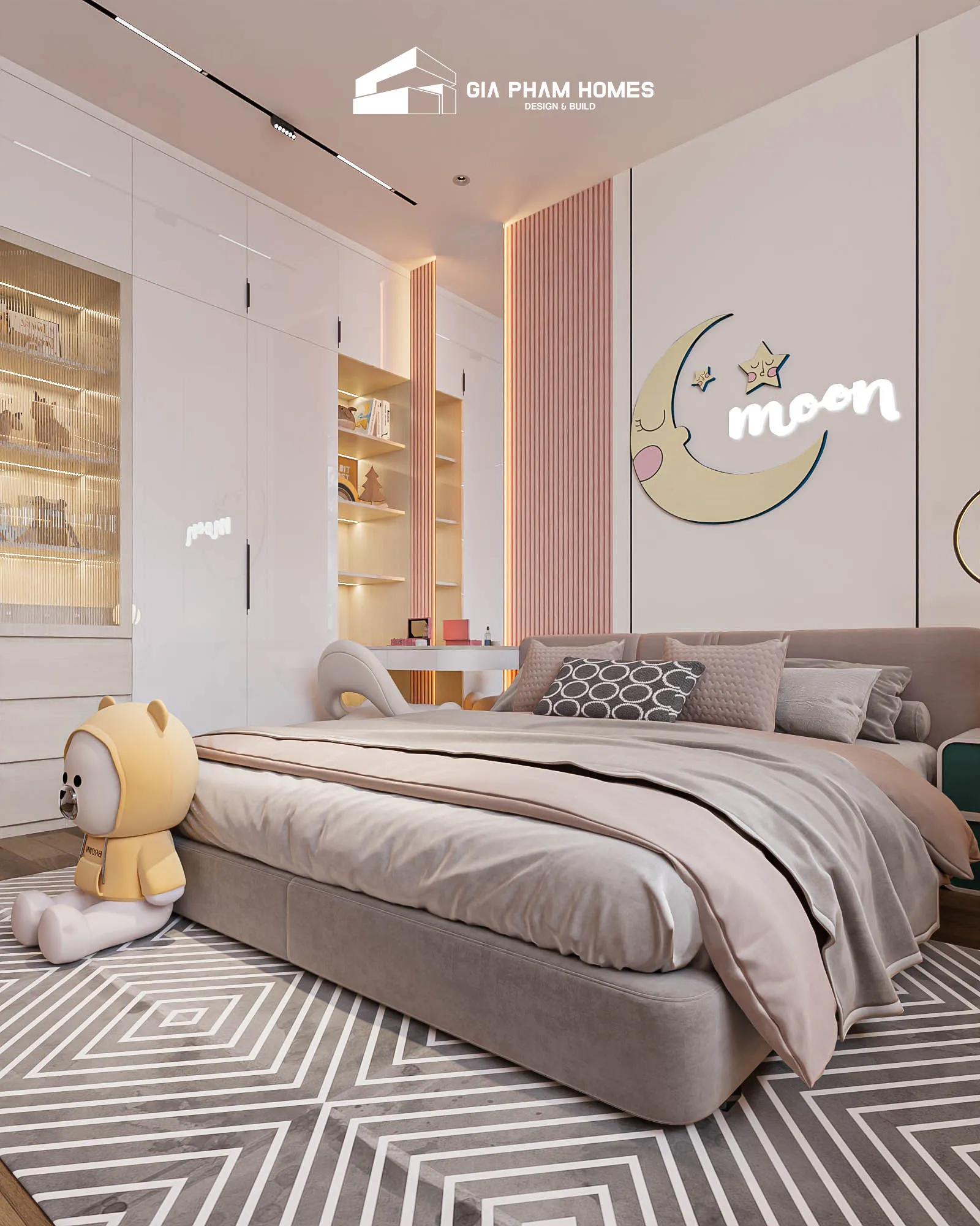 Nội Thất Nhà Phố Chị Loan - Phú Mỹ, Bà Rịa - 26 | THI CÔNG XÂY DỰNG - SẢN XUẤT, LẮP ĐẶT NỘI THẤT: NHÀ Ở, VĂN PHÒNG, KHÁCH SẠN... - GIA PHAM HOMES Design & Construction