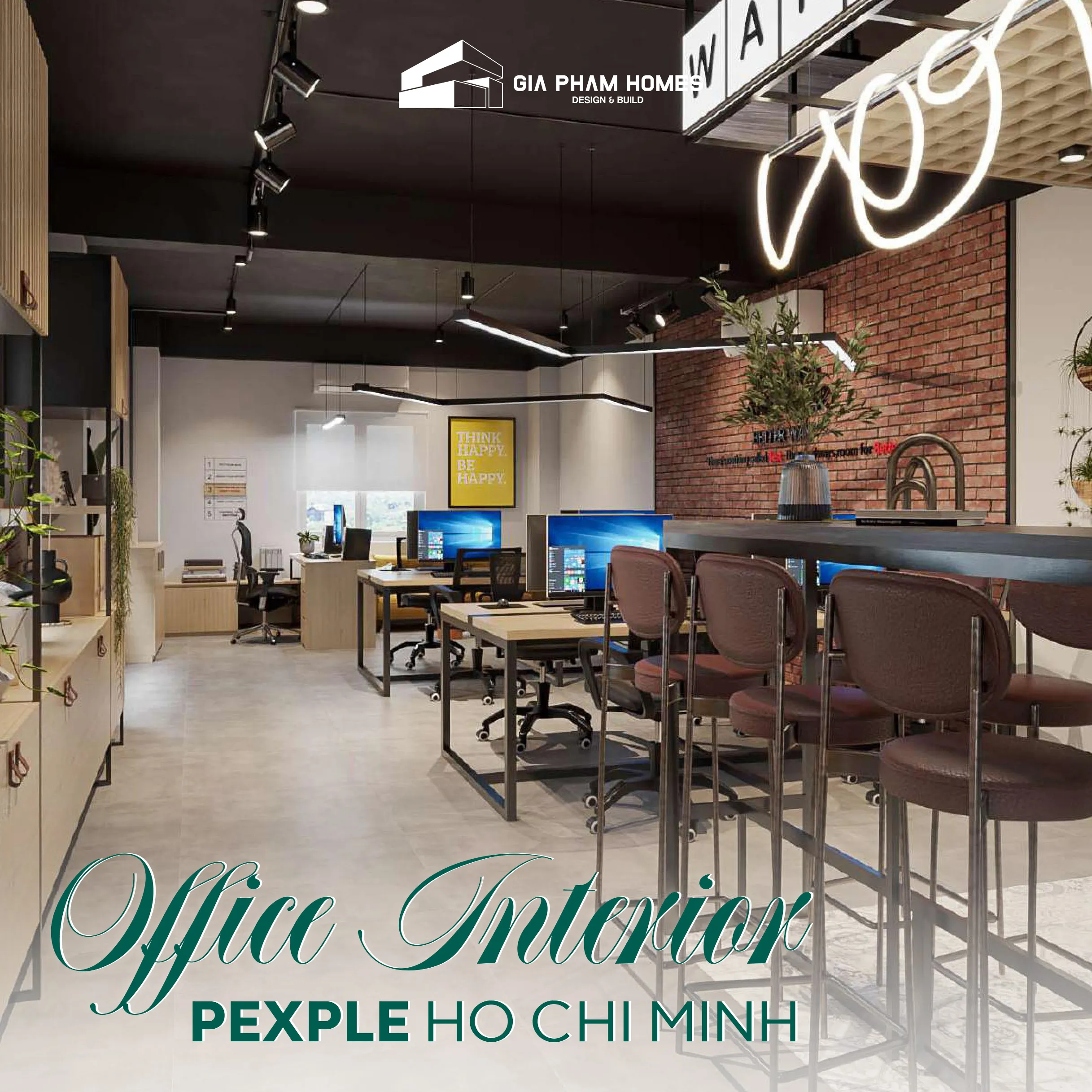 Văn Phòng Pexple - 1 | THI CÔNG XÂY DỰNG - SẢN XUẤT, LẮP ĐẶT NỘI THẤT: NHÀ Ở, VĂN PHÒNG, KHÁCH SẠN... - GIA PHAM HOMES Design & Construction
