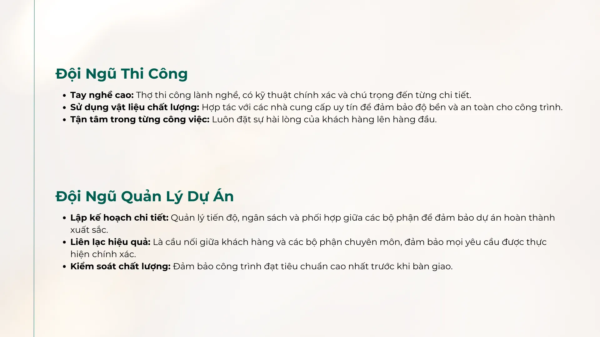 Đội ngũ công ty - 2 | THI CÔNG XÂY DỰNG - SẢN XUẤT, LẮP ĐẶT NỘI THẤT: NHÀ Ở, VĂN PHÒNG, KHÁCH SẠN... - GIA PHAM HOMES Design & Construction