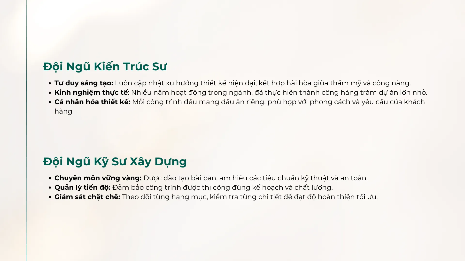 Đội ngũ công ty - 1 | THI CÔNG XÂY DỰNG - SẢN XUẤT, LẮP ĐẶT NỘI THẤT: NHÀ Ở, VĂN PHÒNG, KHÁCH SẠN... - GIA PHAM HOMES Design & Construction