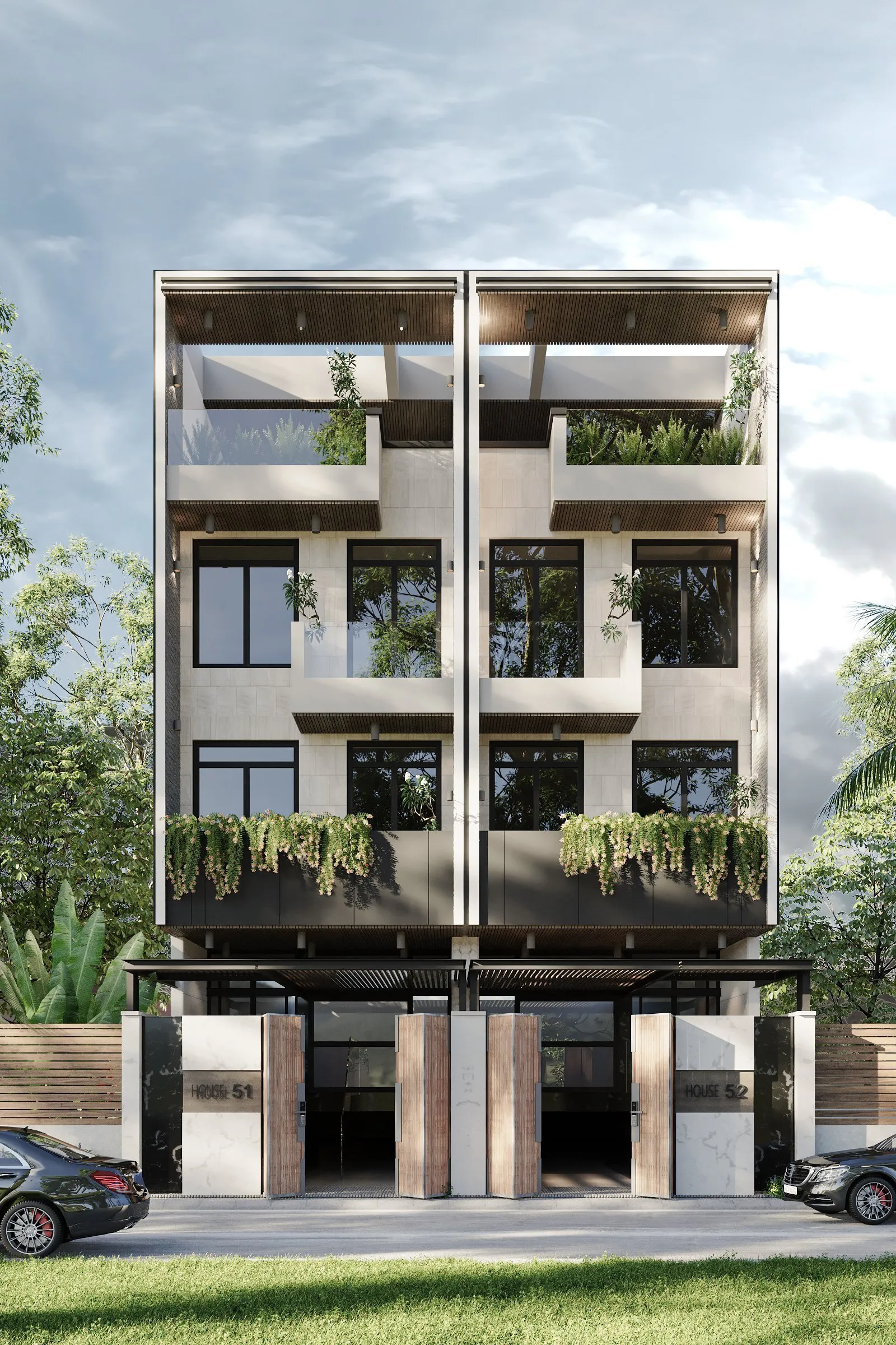 Nhà đôi Đại Phúc - 2 | THI CÔNG XÂY DỰNG - SẢN XUẤT, LẮP ĐẶT NỘI THẤT: NHÀ Ở, VĂN PHÒNG, KHÁCH SẠN... - GIA PHAM HOMES Design & Construction