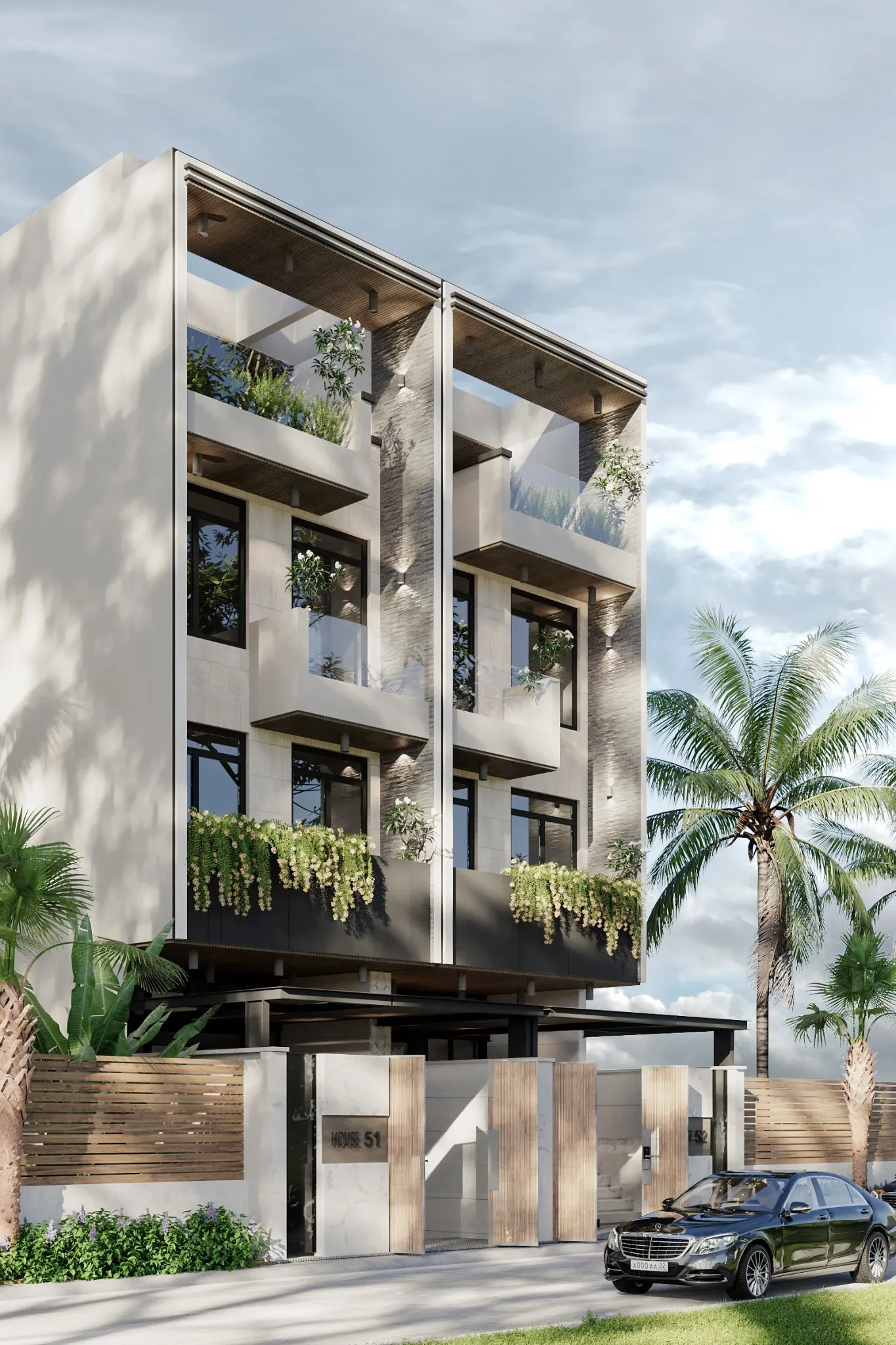 Nhà đôi Đại Phúc - 1 | THI CÔNG XÂY DỰNG - SẢN XUẤT, LẮP ĐẶT NỘI THẤT: NHÀ Ở, VĂN PHÒNG, KHÁCH SẠN... - GIA PHAM HOMES Design & Construction