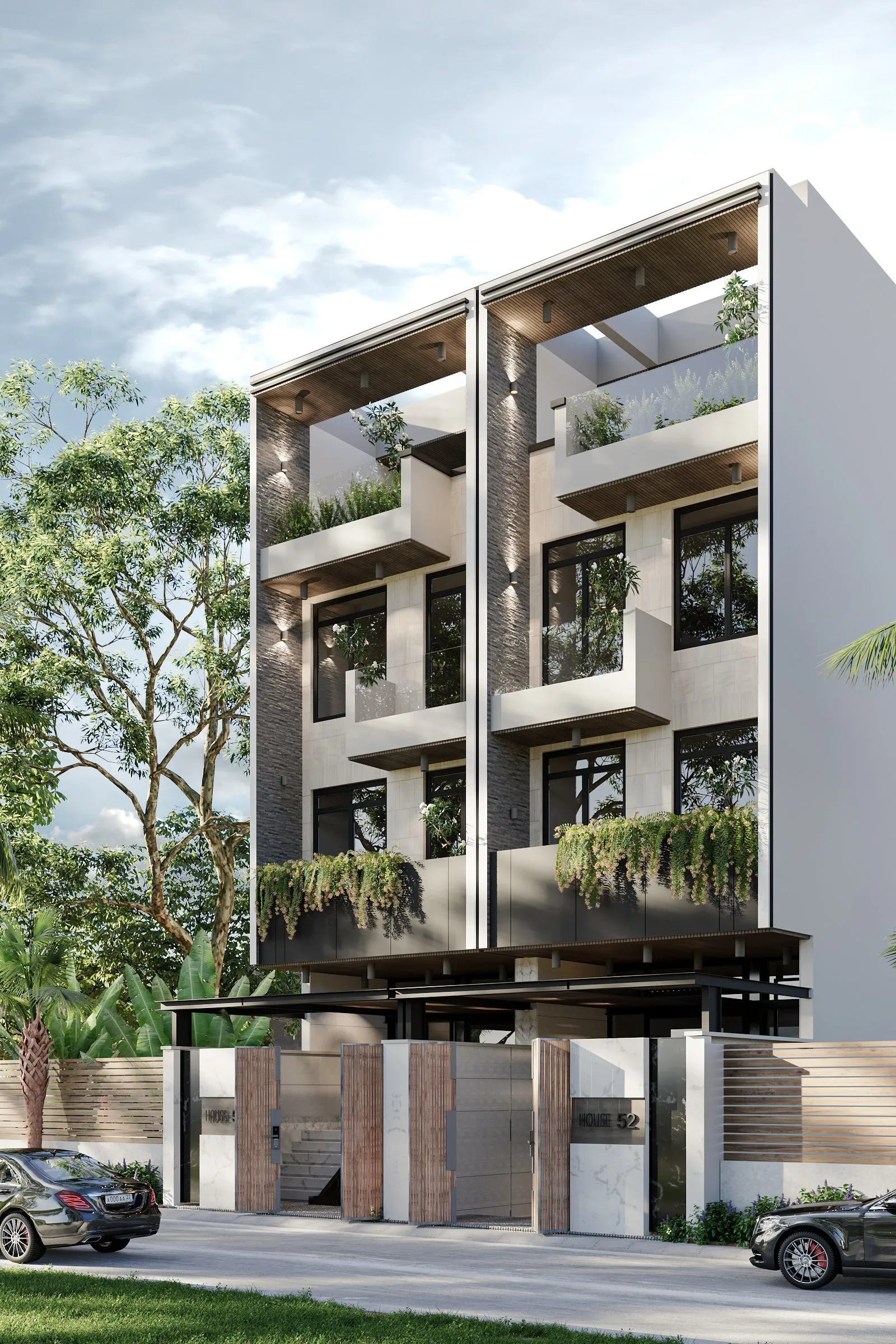 Nhà đôi Đại Phúc - 3 | THI CÔNG XÂY DỰNG - SẢN XUẤT, LẮP ĐẶT NỘI THẤT: NHÀ Ở, VĂN PHÒNG, KHÁCH SẠN... - GIA PHAM HOMES Design & Construction