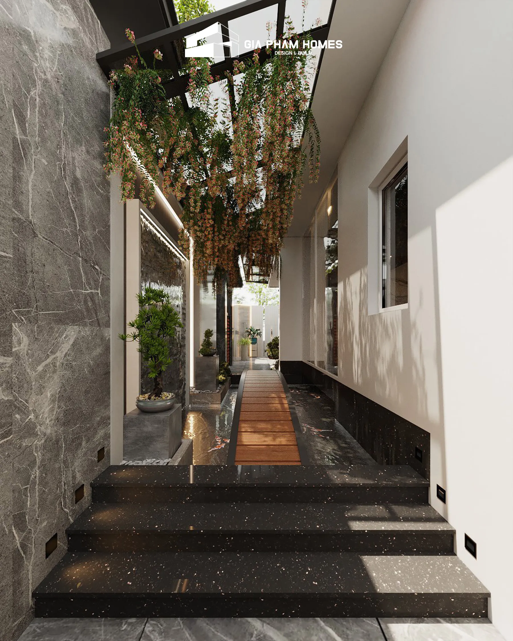 Lâm Gia Villa: Kiến Trúc - Sân Vườn - 9 | THI CÔNG XÂY DỰNG - SẢN XUẤT, LẮP ĐẶT NỘI THẤT: NHÀ Ở, VĂN PHÒNG, KHÁCH SẠN... - GIA PHAM HOMES Design & Construction